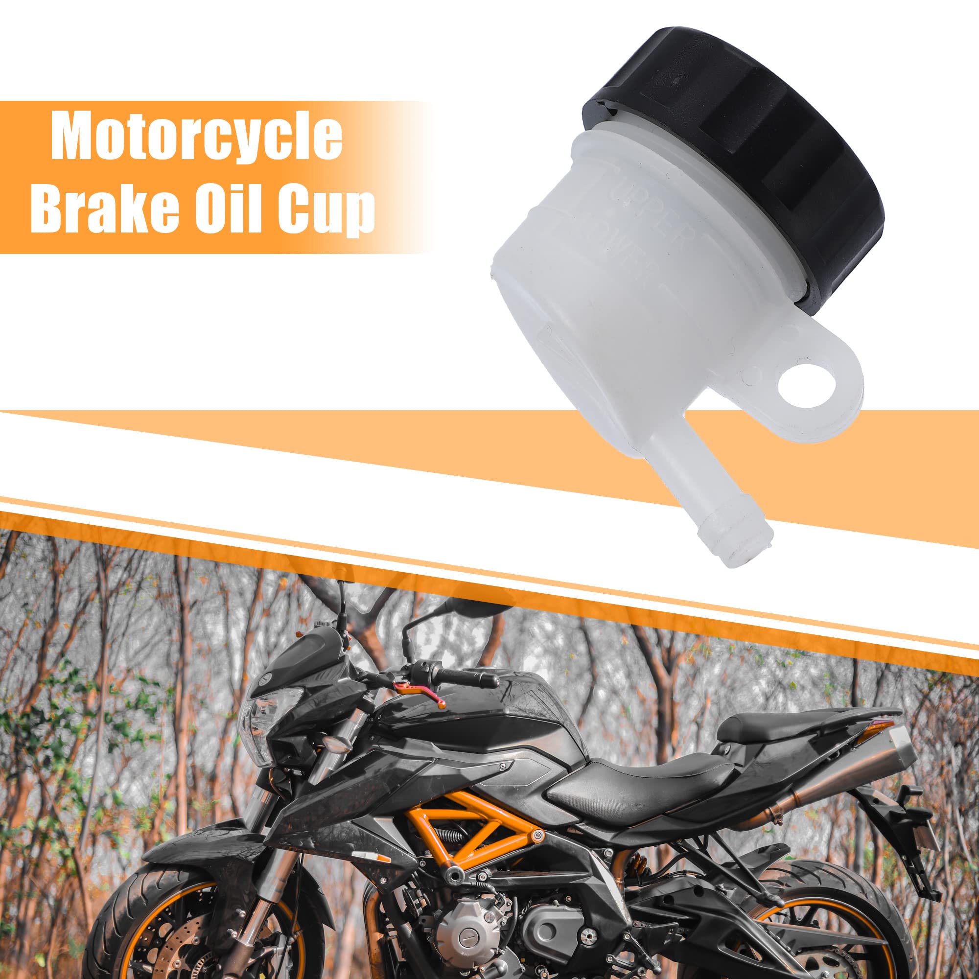 Motoforti Universal Motorcycle Atv Dirt Bike Master Cylinder Fluid Oil Reservoir Rear Brake Clutch Tank Oil Cup For Honda For Yamaha For Kawasaki For Suzuki