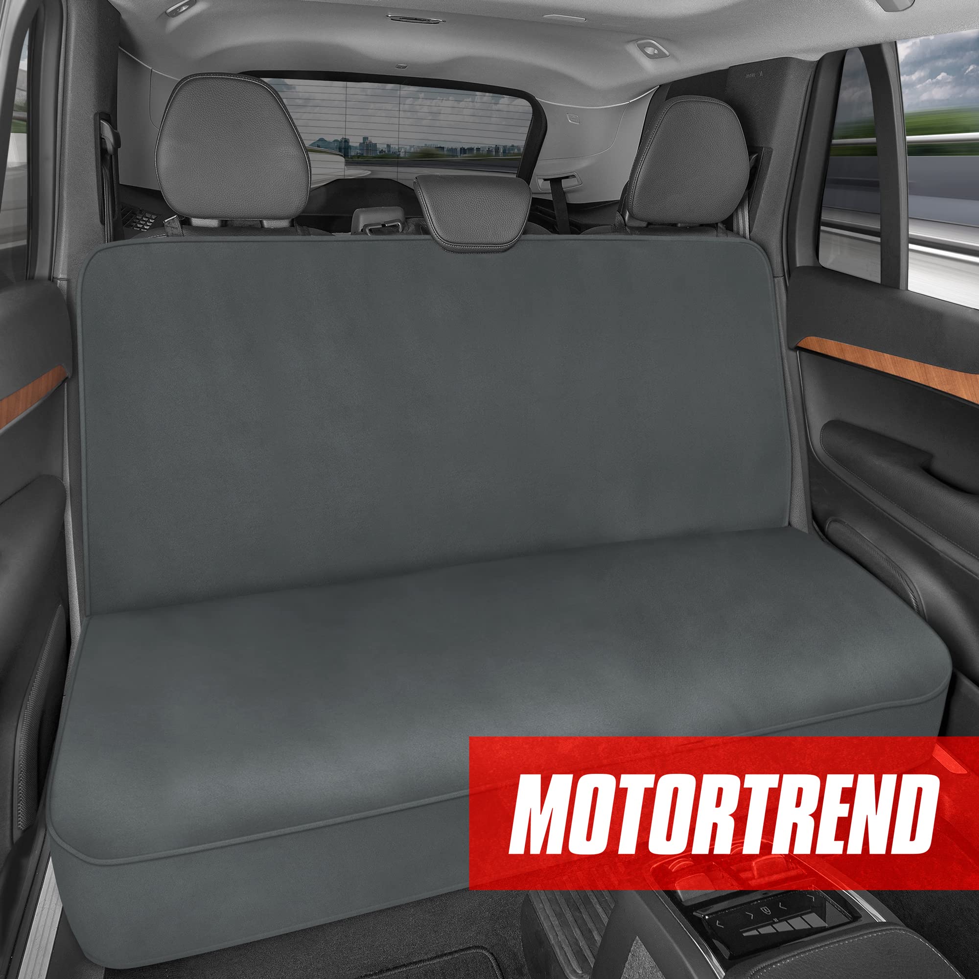 Bdk Aquashield Rear Bench Car Seat Cover, Waterproof Neoprene Back Seat Cover For Trucks Van Suv, Ideal Car Seat Protector For K