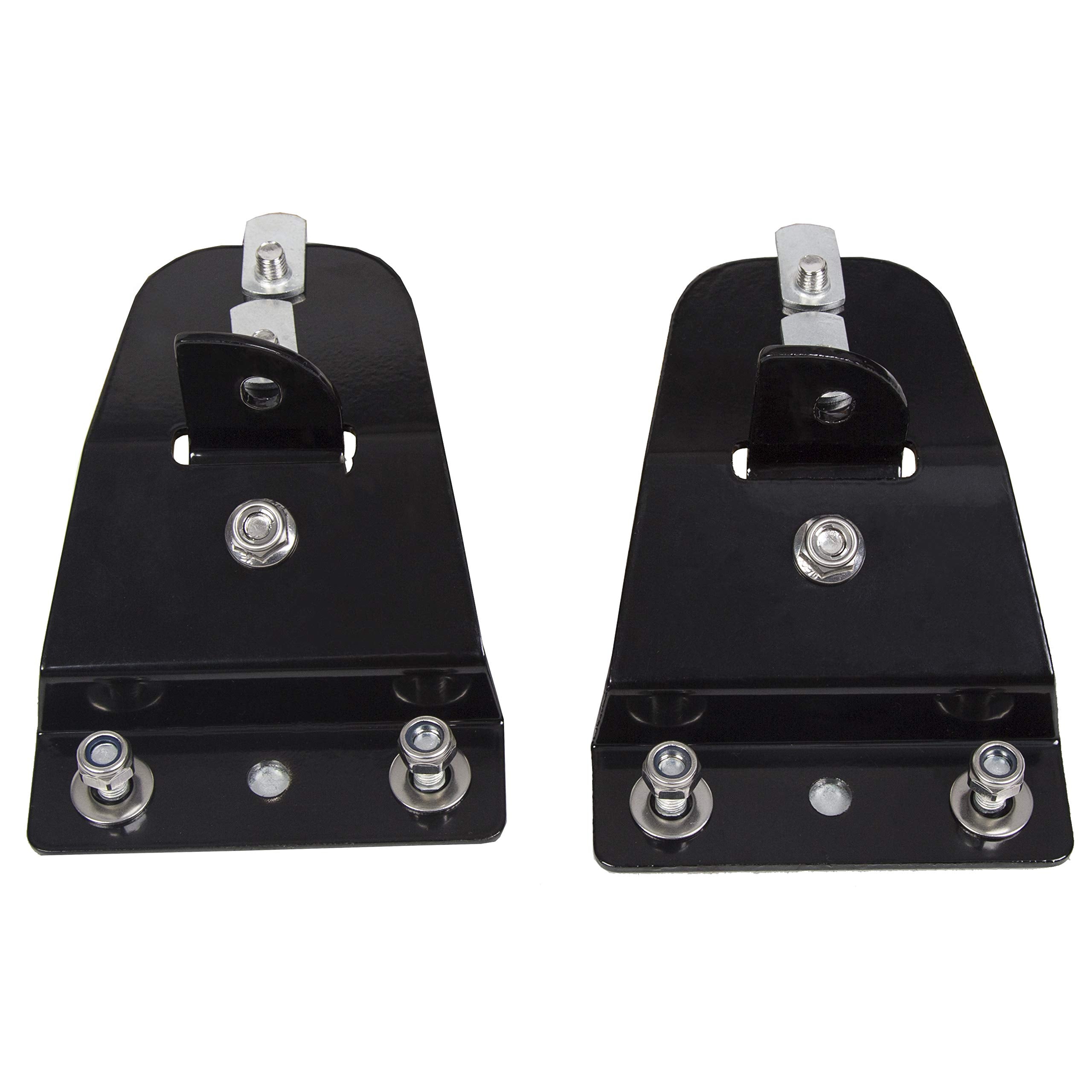 Ecotric Tower Brackets Compatible With 15 17 Series Rounded Profiles Crossbars For Sprinter Pair