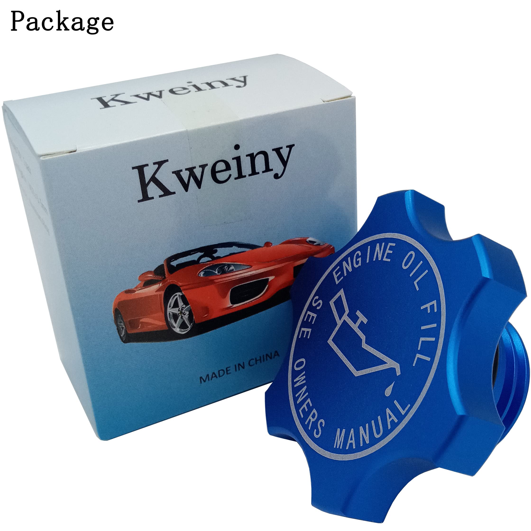 Kweiny Engine Oil Filler Cap Aluminum Compatible With Chrysler Dodge Jeep Ram Mitsubishi Mini 1993-2020