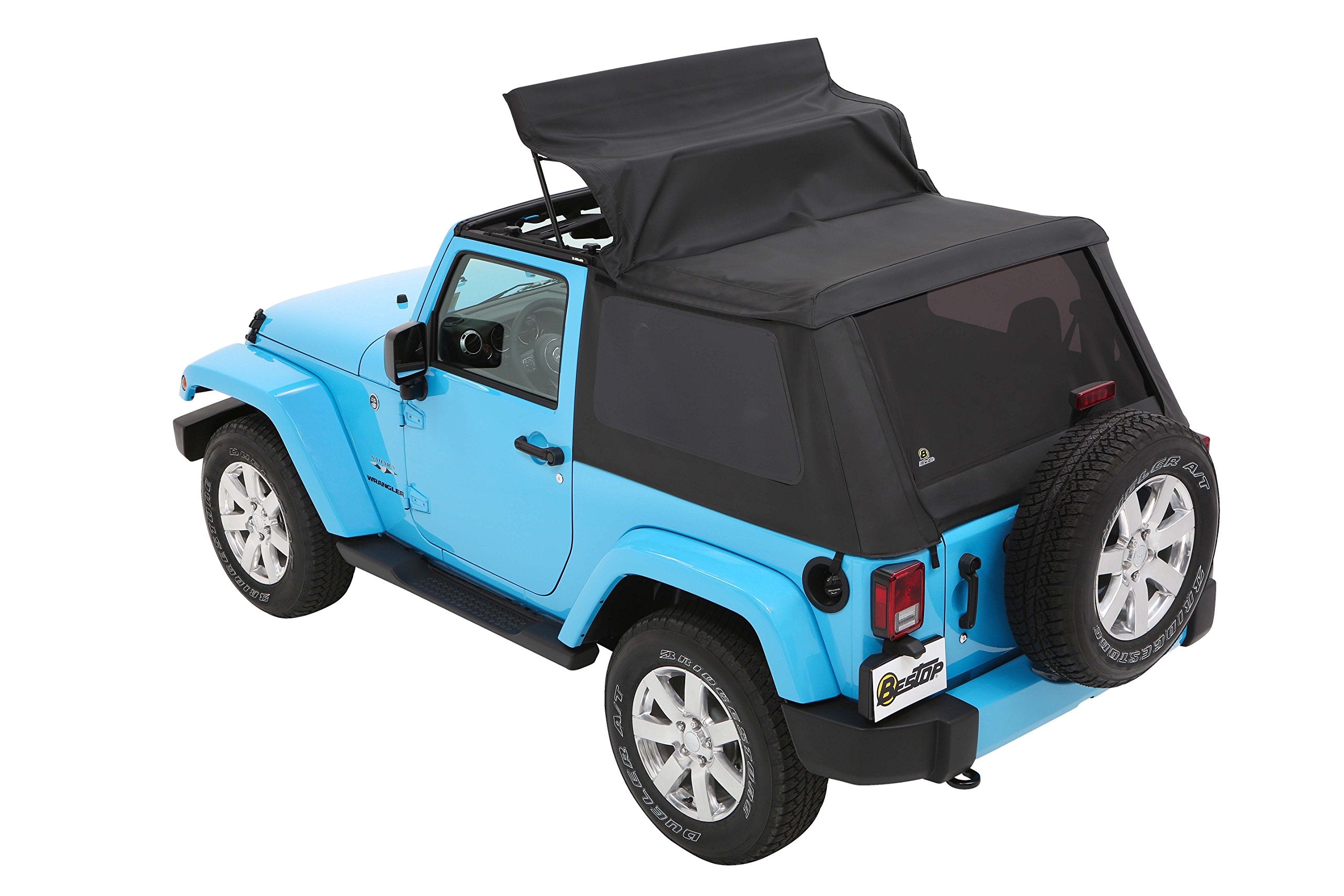 Bestop 56852-35 Black Diamond Trektop For 2007-2018 Jeep Wrangler Jk 2-Door