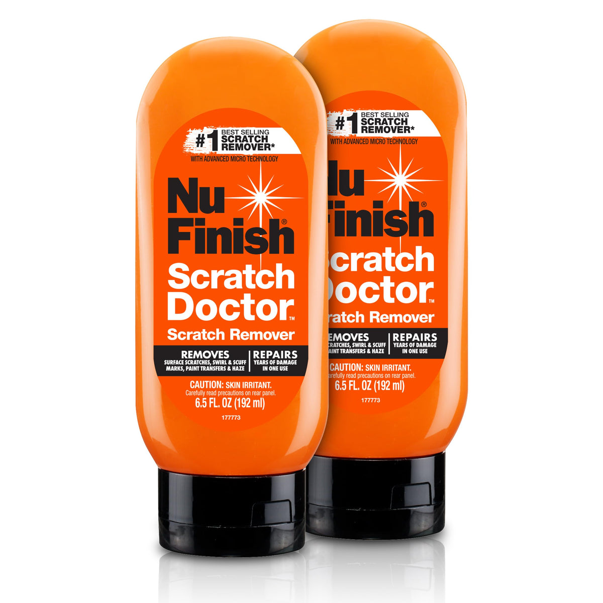 Nu Finish Car Scratch Remover, Scratch Removal for Cars Eliminates Paint Scrapes, Scuffs, Haze and Swirls on Cars, Boats and Mot