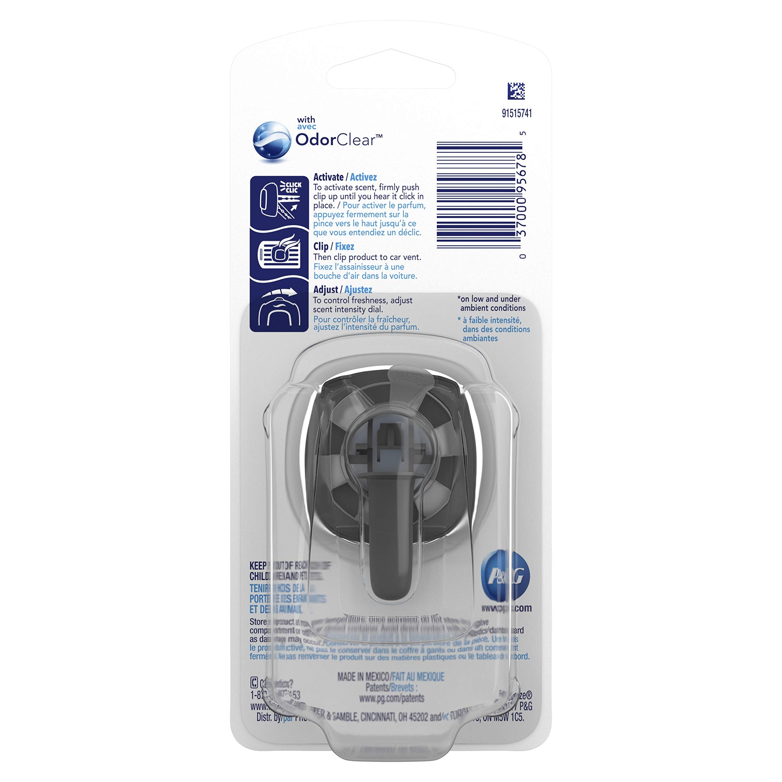 Febreze Car Vent Clip with Downy April Fresh Scent