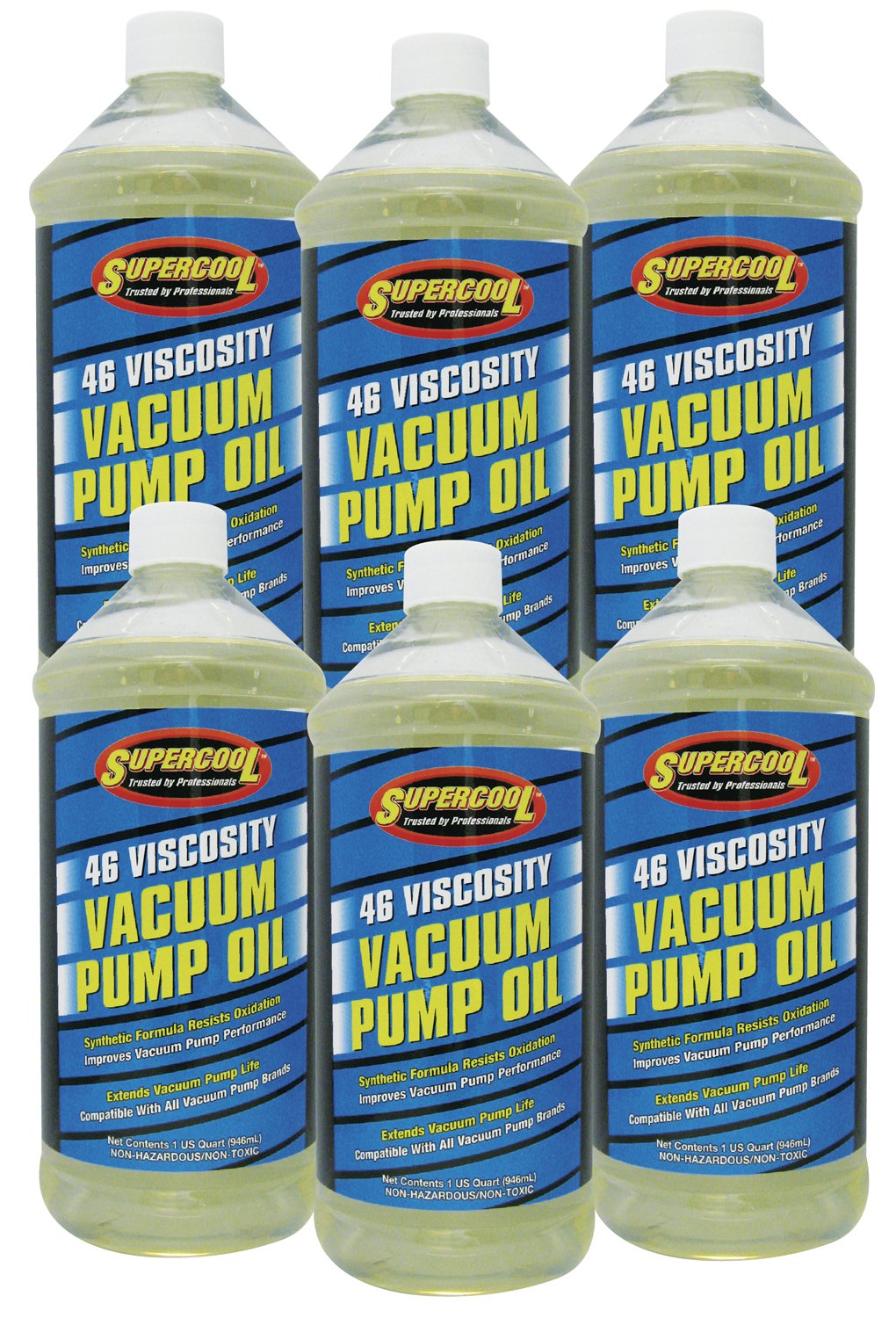 Tsi Supercool 33713-6Cp 46 Viscosity Synthetic Vacuum Pump Oil, 32 Oz, 6 Pack