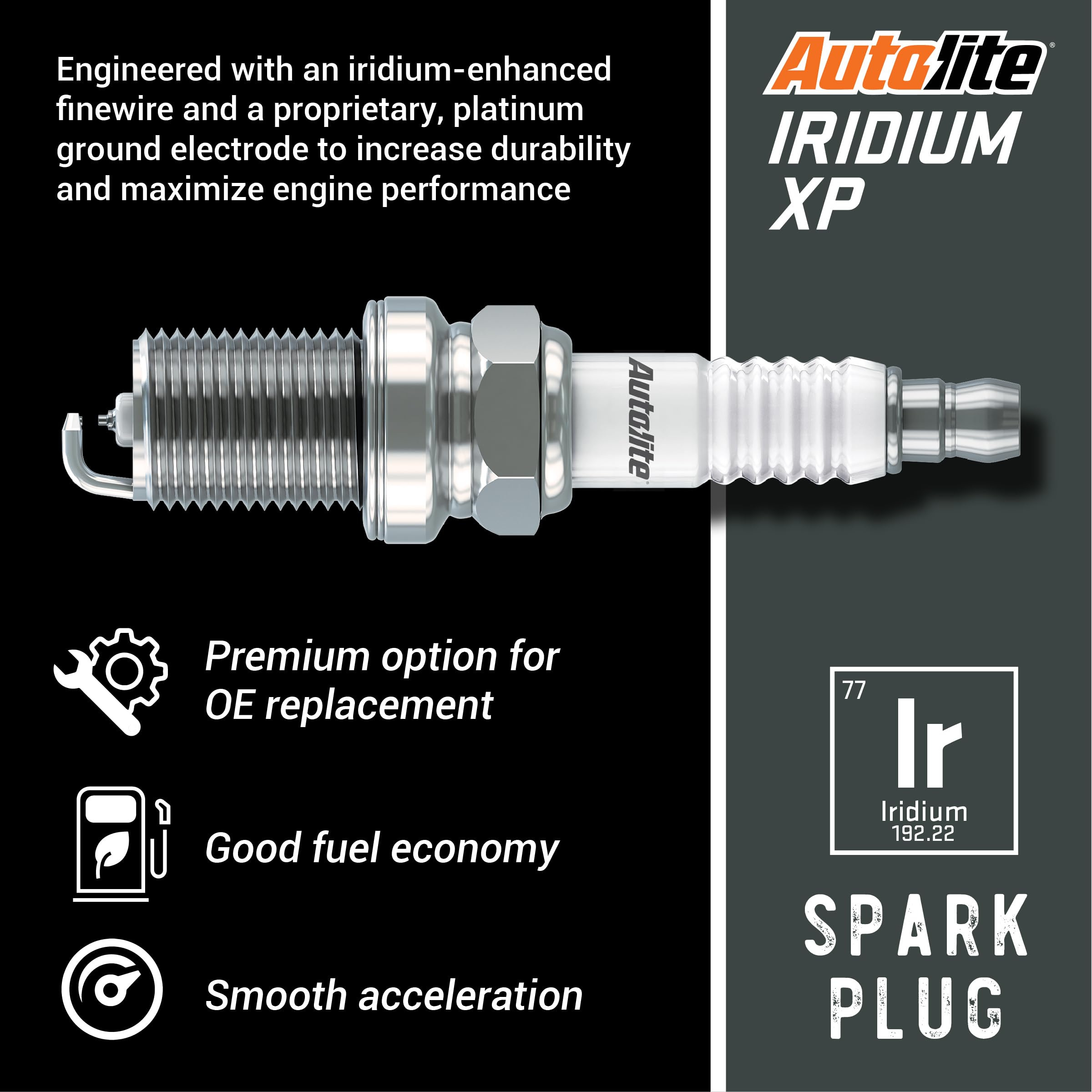 Autolite Iridium Xp Automotive Replacement Spark Plug, Xp3923 (1 Pack)
