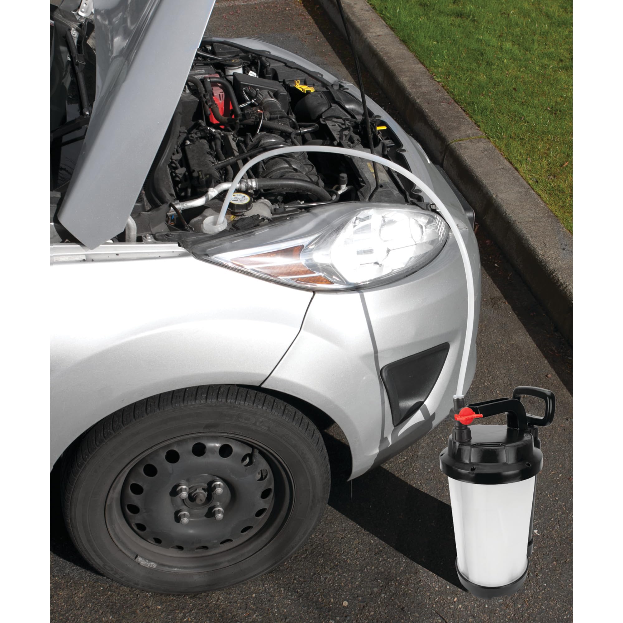 Performance Tool W54171 Manual Vacuum Extraction Pump For Oil, Transmission Fluid, Gear Oil, Coolant And Power Steering Fluid