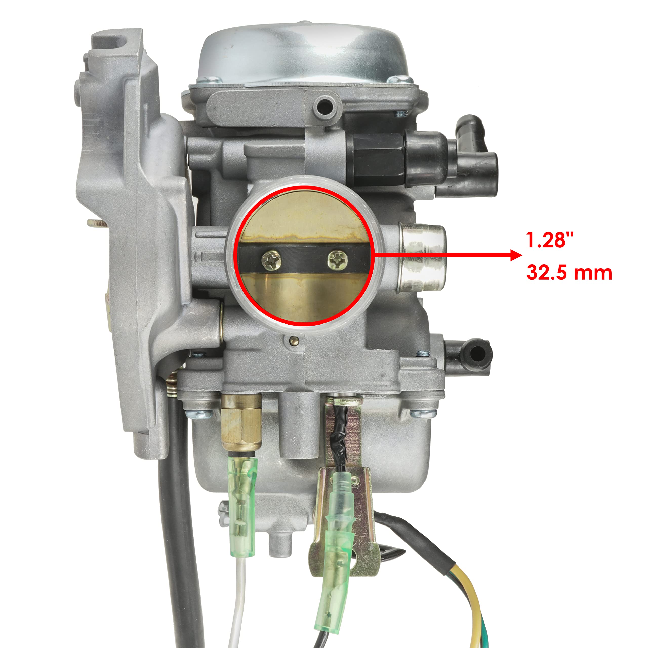 Caltric Carburetor Compatible With Kawasaki Prairie 300 Kvf300B Kvf300A 2X4 4X4 1999 2000 2001 2002