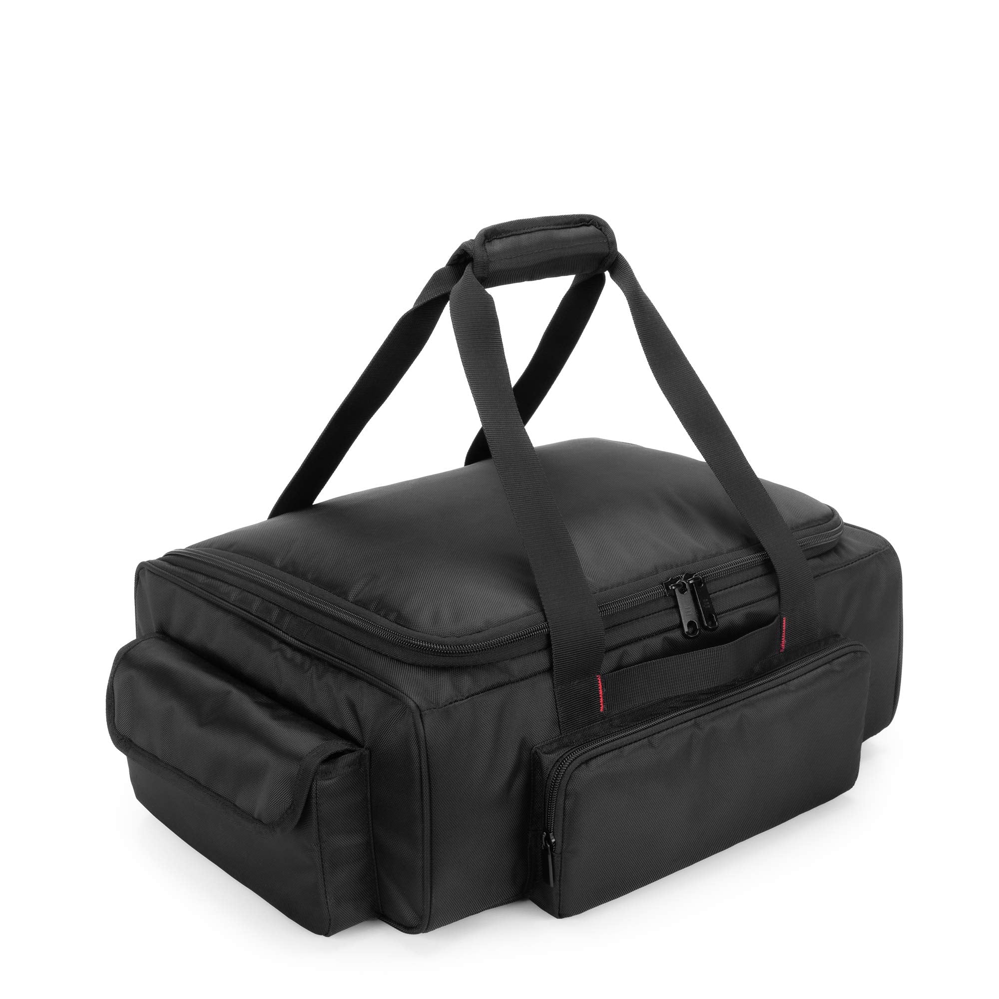 Samdew Underseat Storage Bag Fit For Supercrew Cab, Truck Under Seat Organizer With 1 Detachable Inner Divider & Anti-Slip Bottom Fit For Crew Cab(Full Size Trucks), Black