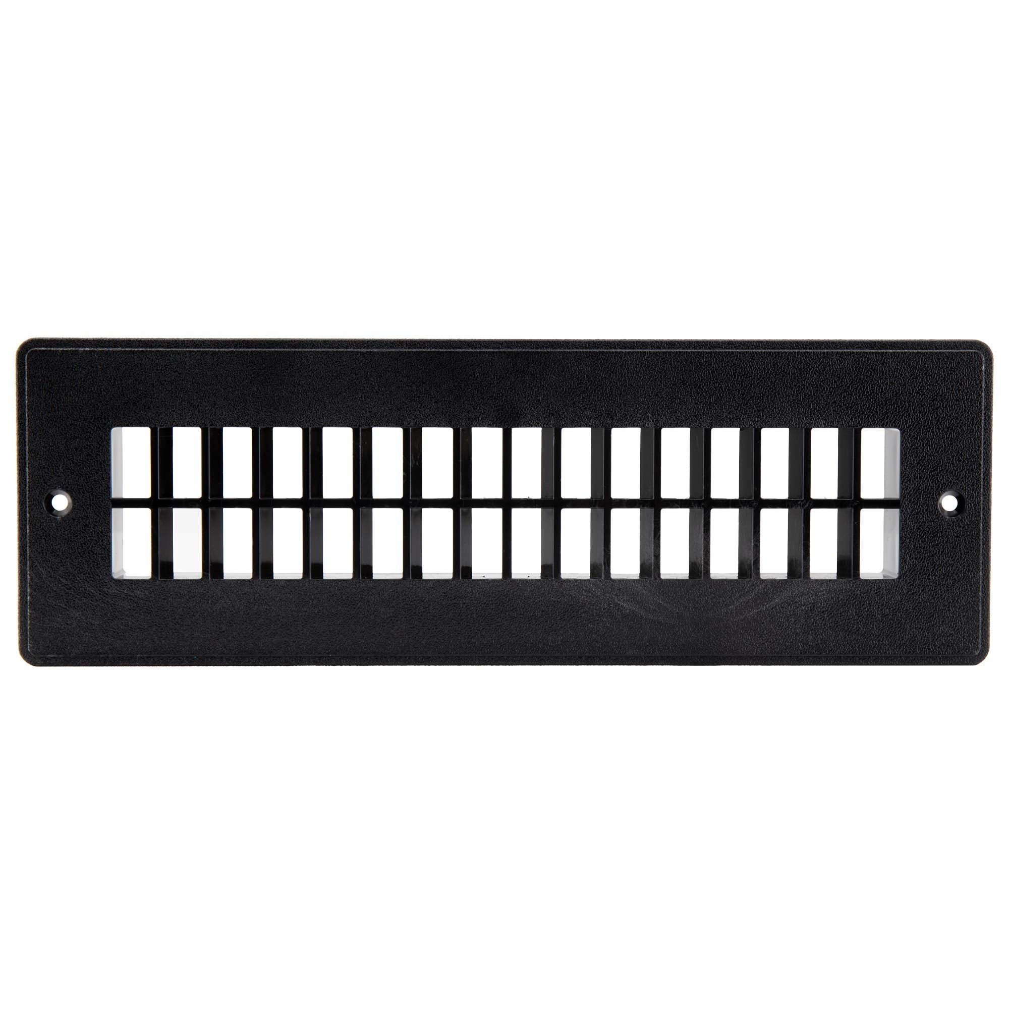 Recpro Rv Floor Register | Rv Stationary Vent Cover | 2-1/4'' X 10-1/8'' Insert | Undampered Duct (Black)