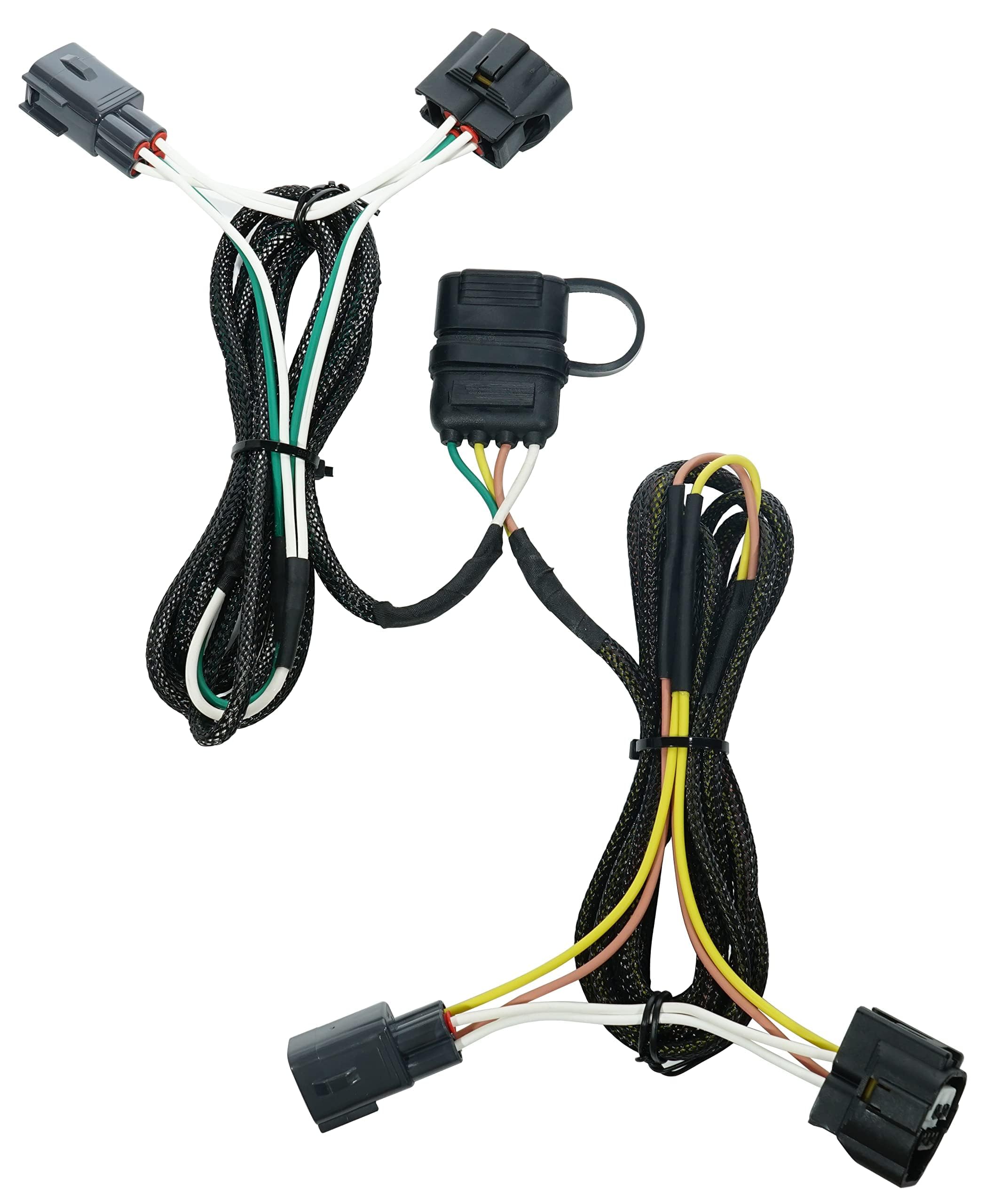 Oyviny Custom 4 Pin Trailer Wiring Harness 55329 for 1995-2002 Dodge Ram 1500/2500/3500 and 1995-2003 Dodge Dakota, Factory Tow Package Required
