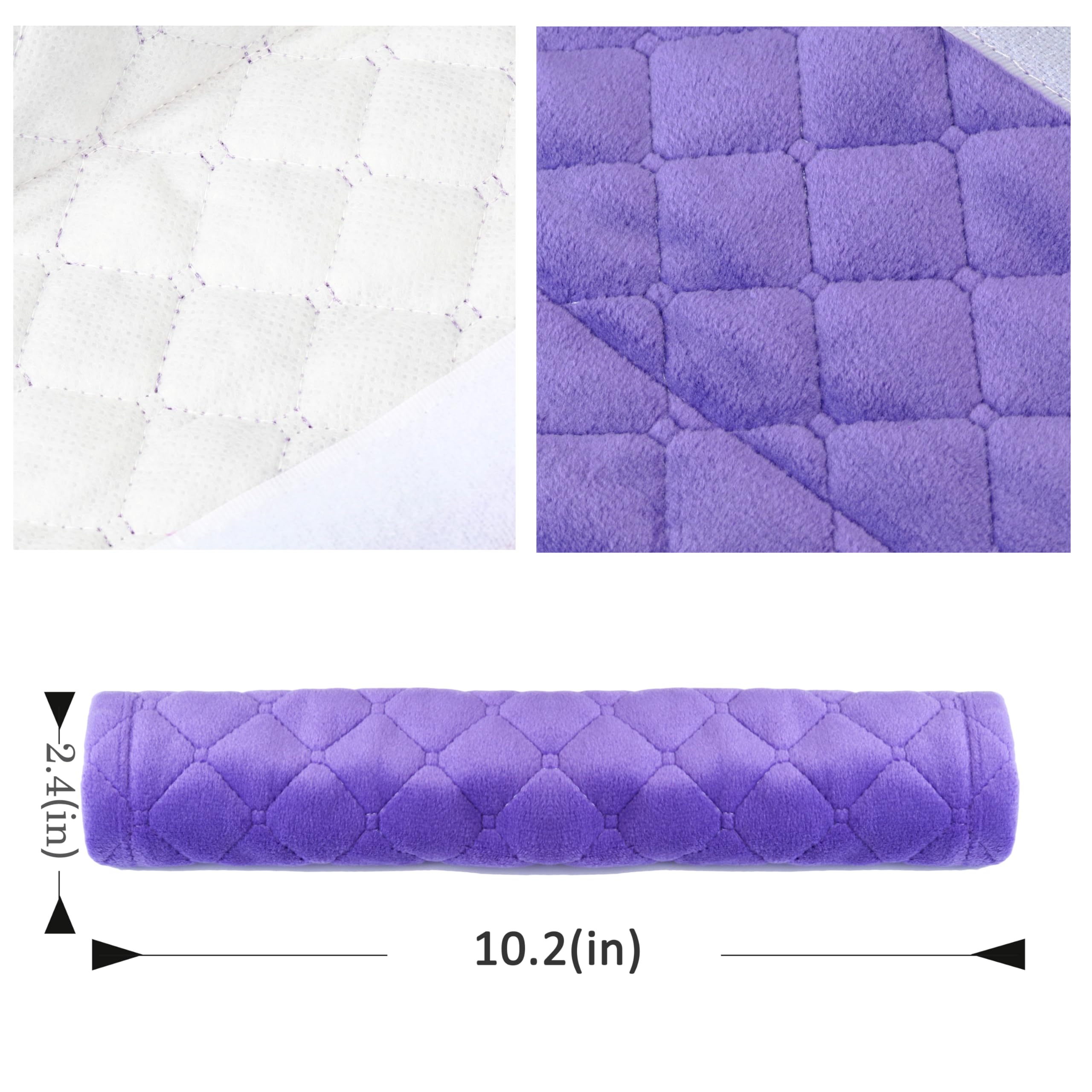 Amooca Soft Auto Seat Belt Cover Seatbelt Shoulder Pad Cushions 2 Pcs Universal Fit For All Cars And Backpack For A More Comfort