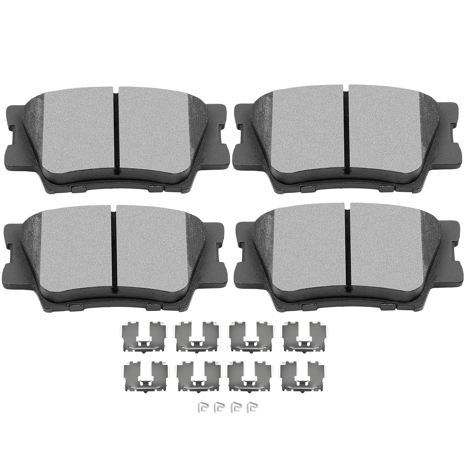 Scitoo D1212 Rear Ceramic Brake Pads Sets Fit For Lexus Es350 07-17,For Pontiac Vibe 09-10,For Toyota Avalon 08-18,For Toyota Ca