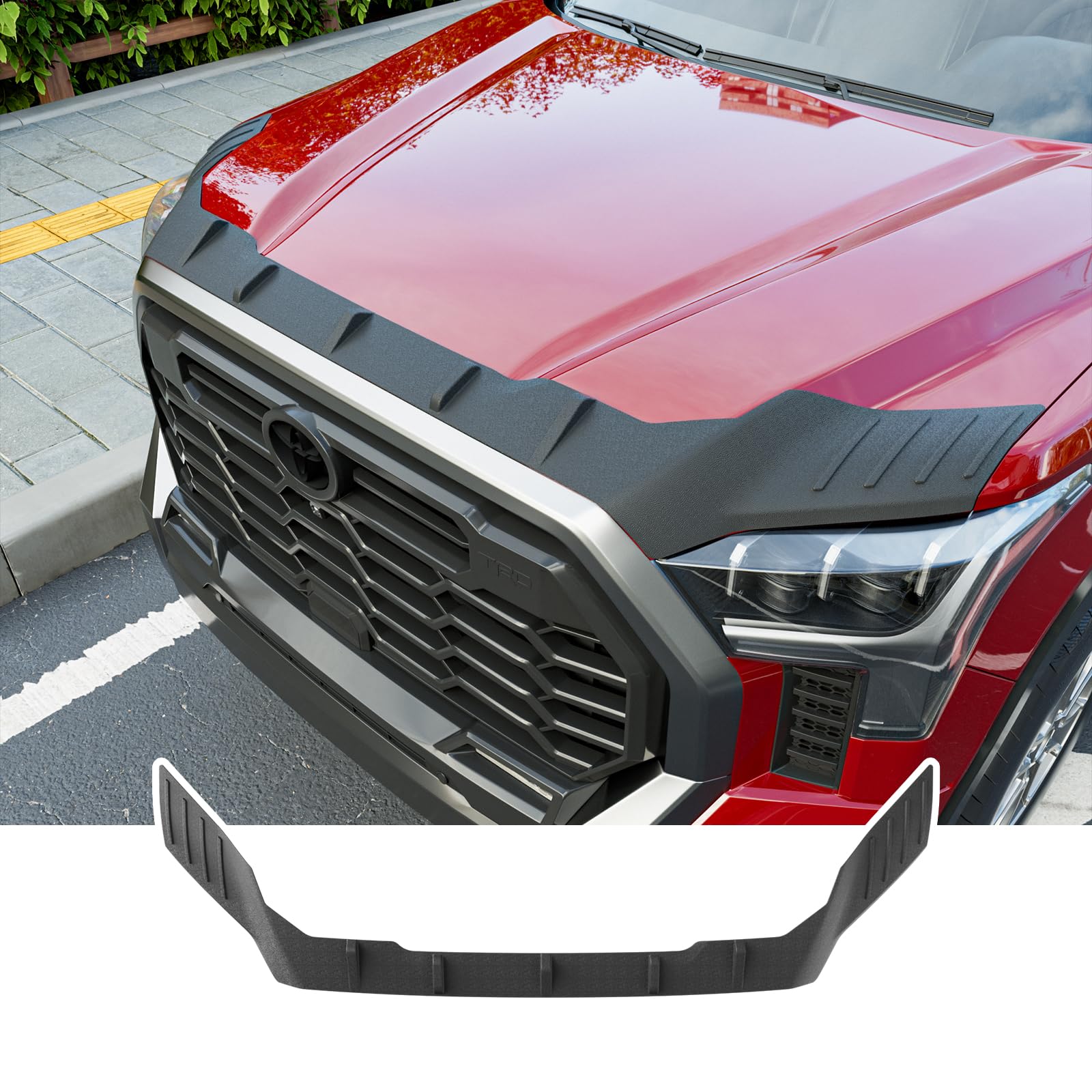 xipoqix Hood Protector Compatible with 2022-2025 Toyota Tundra 2023-2025 Sequoia Hood Shield Hood Deflector Replacement for 22-2