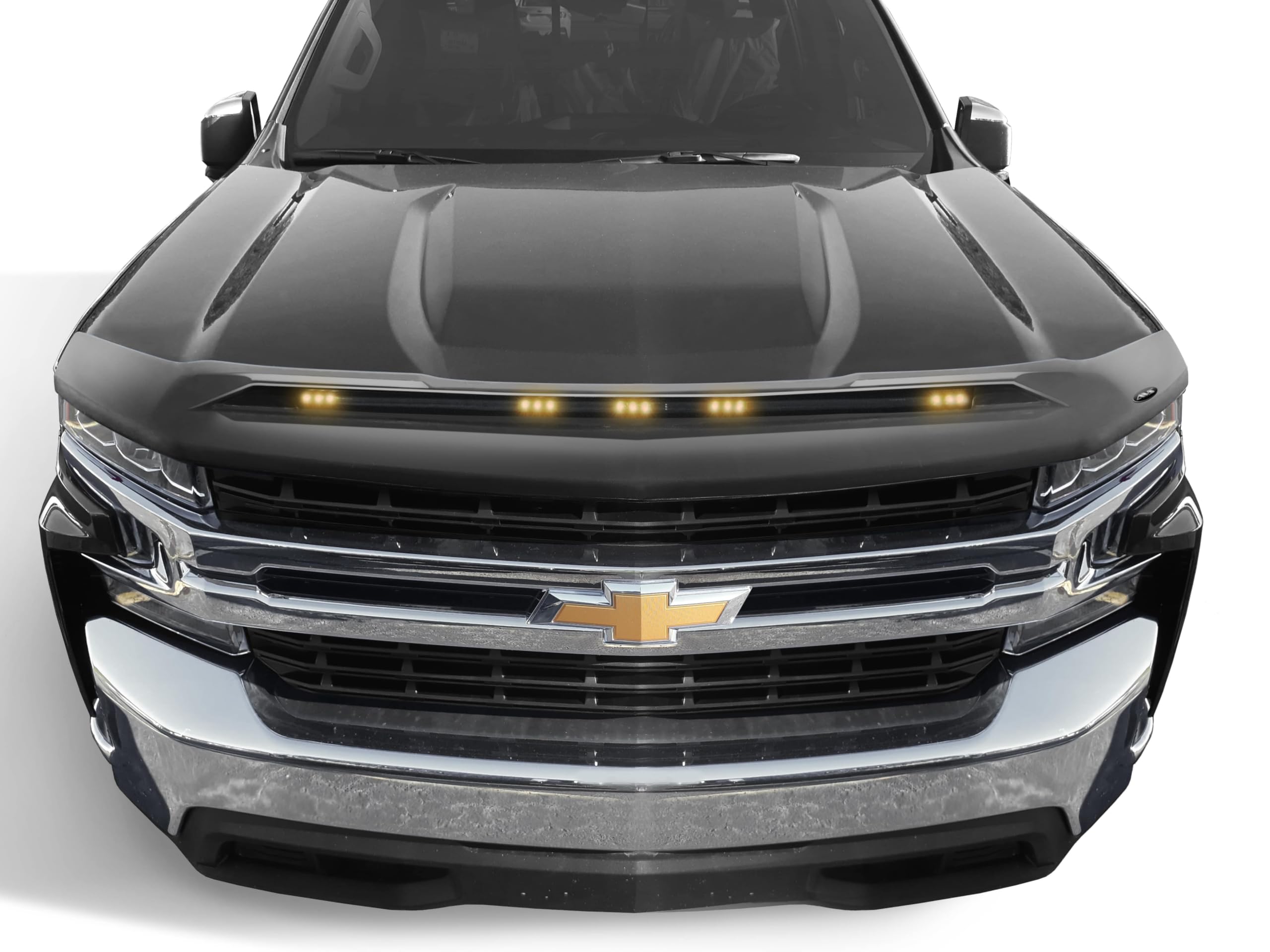Auto Ventshade [Avs] Aeroskin Hood Lightshield/Protector | Fits 2018-2025 Jeep Wrangler Jl, 2020-2025 Gladiator | Low Profile De