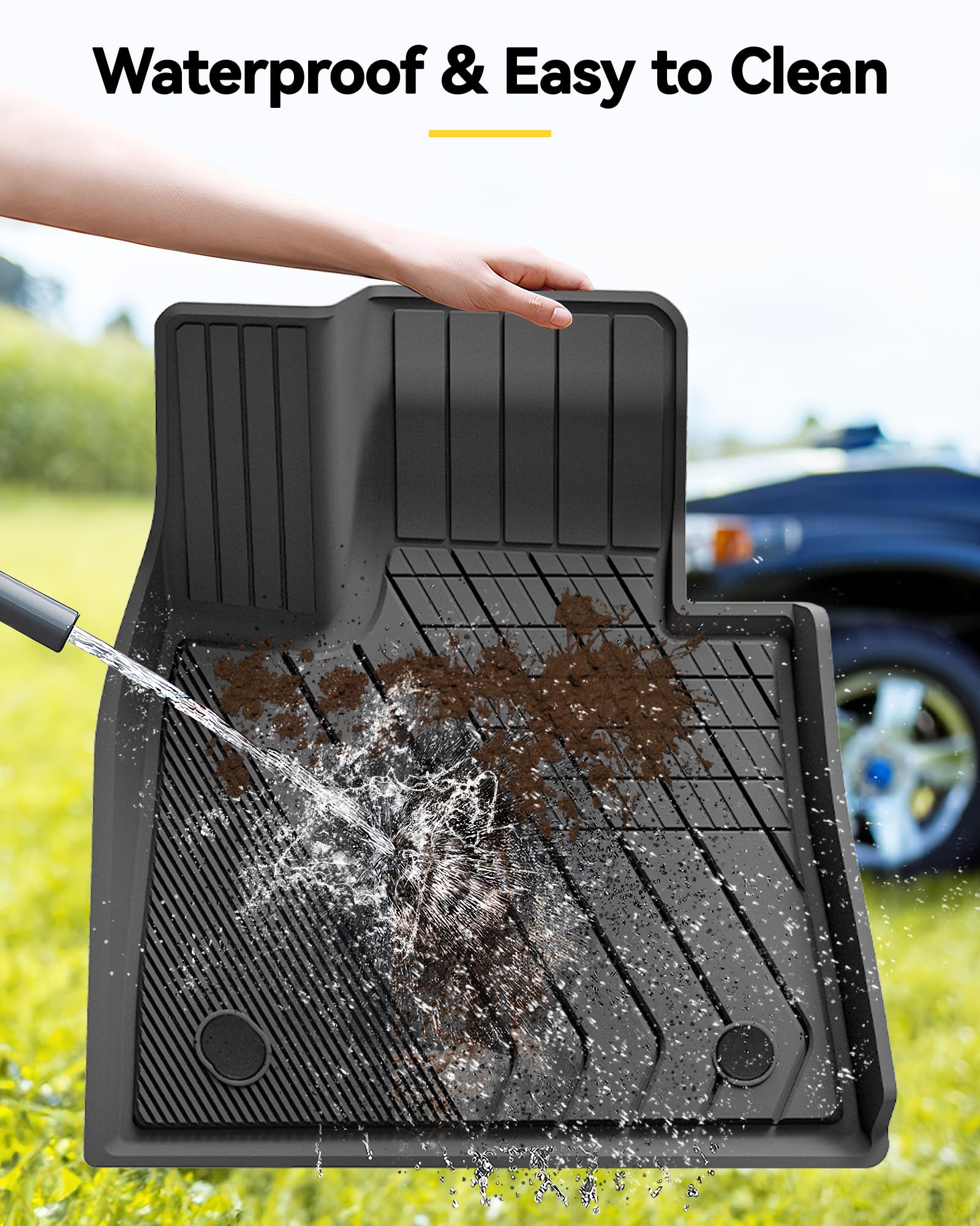 3W Bmw X6 Floor Mats Fit For 2020 2021 2022 2023 2024 2025 M/M50I/Sdrive40I/Xdrive40I G06 All-Weather Tpe Floor Liner For Bmw X6