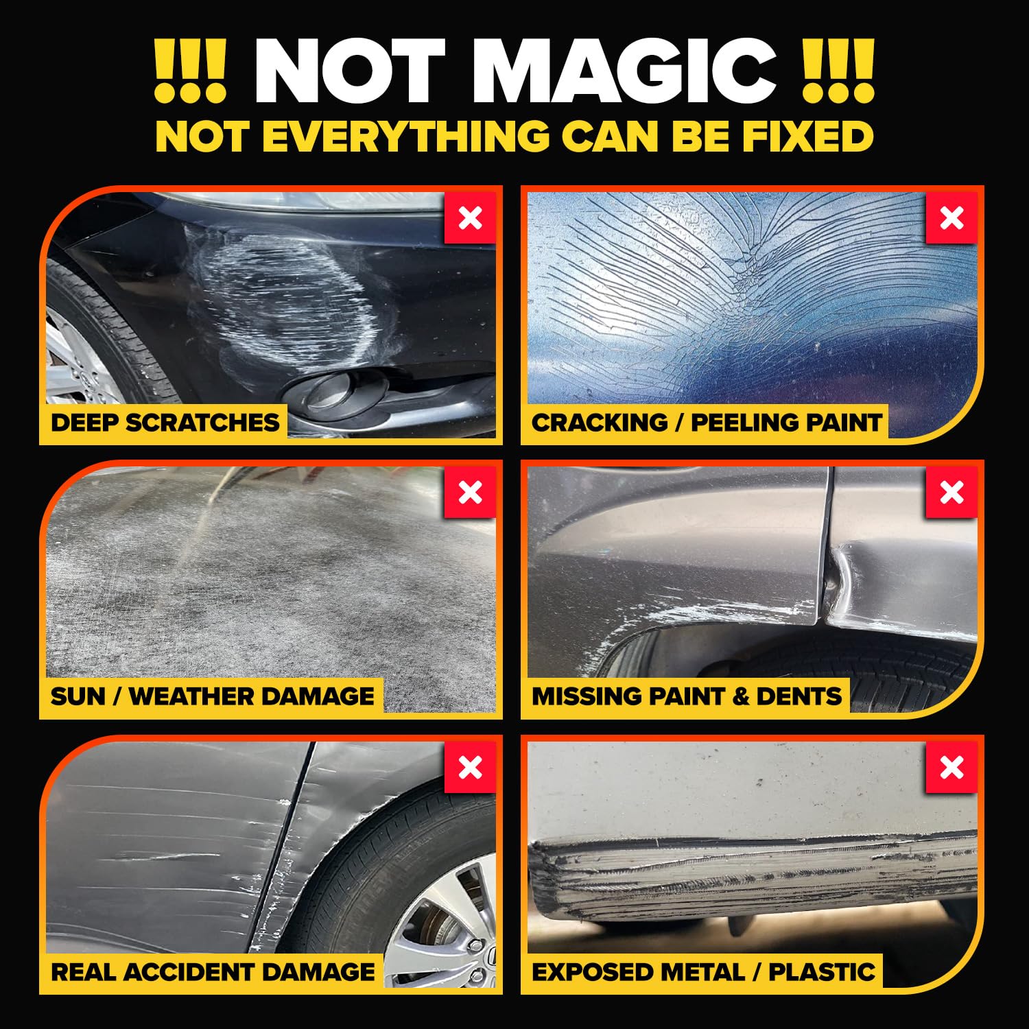 Carfidant Scratch And Swirl Remover - Ultimate Car Scratch Remover - Polish & Paint Restorer - Easily Repair Paint Scratches, Scratches, Water Spots!