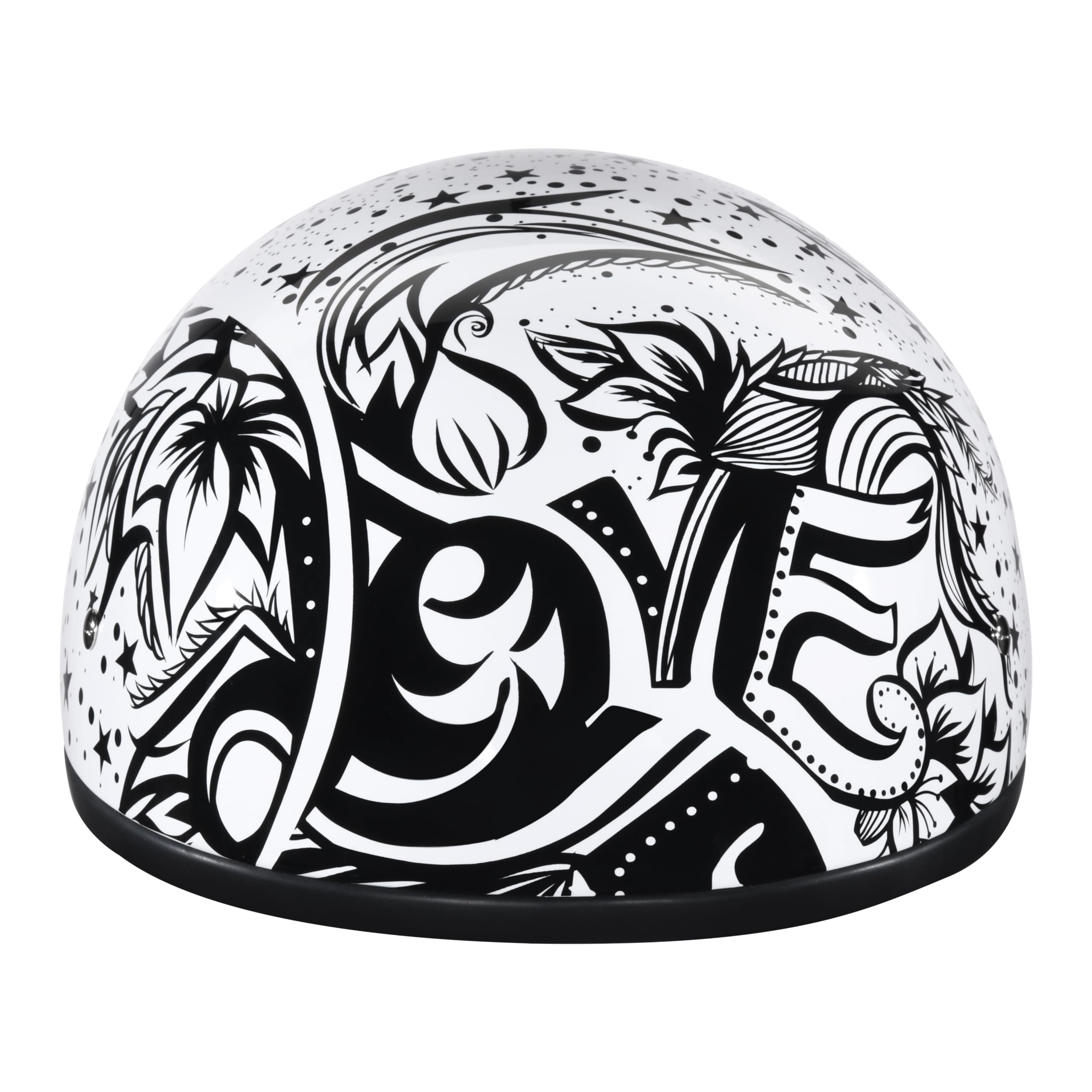D.O.T. Daytona Skull Helmet- W/Lovesee- 2Xl