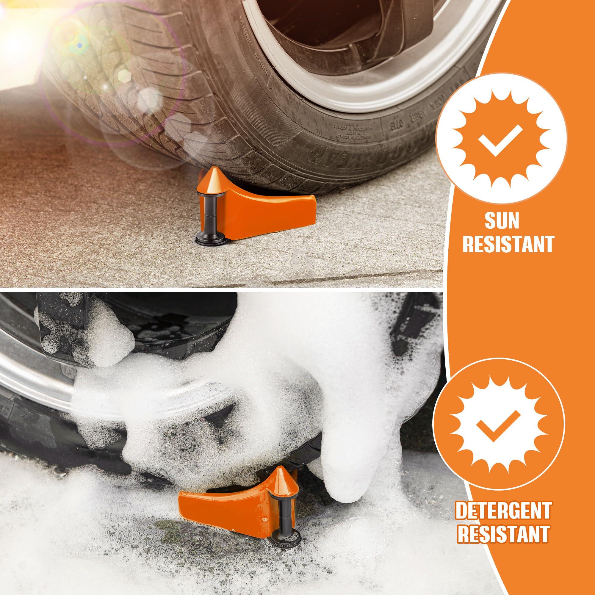 4 Pcs Car Hose Guide, Tire Hose Roller For Car Washing, Detailing Tire Hose Guide Preventing Pressure Washer Hose Stuck Under Th