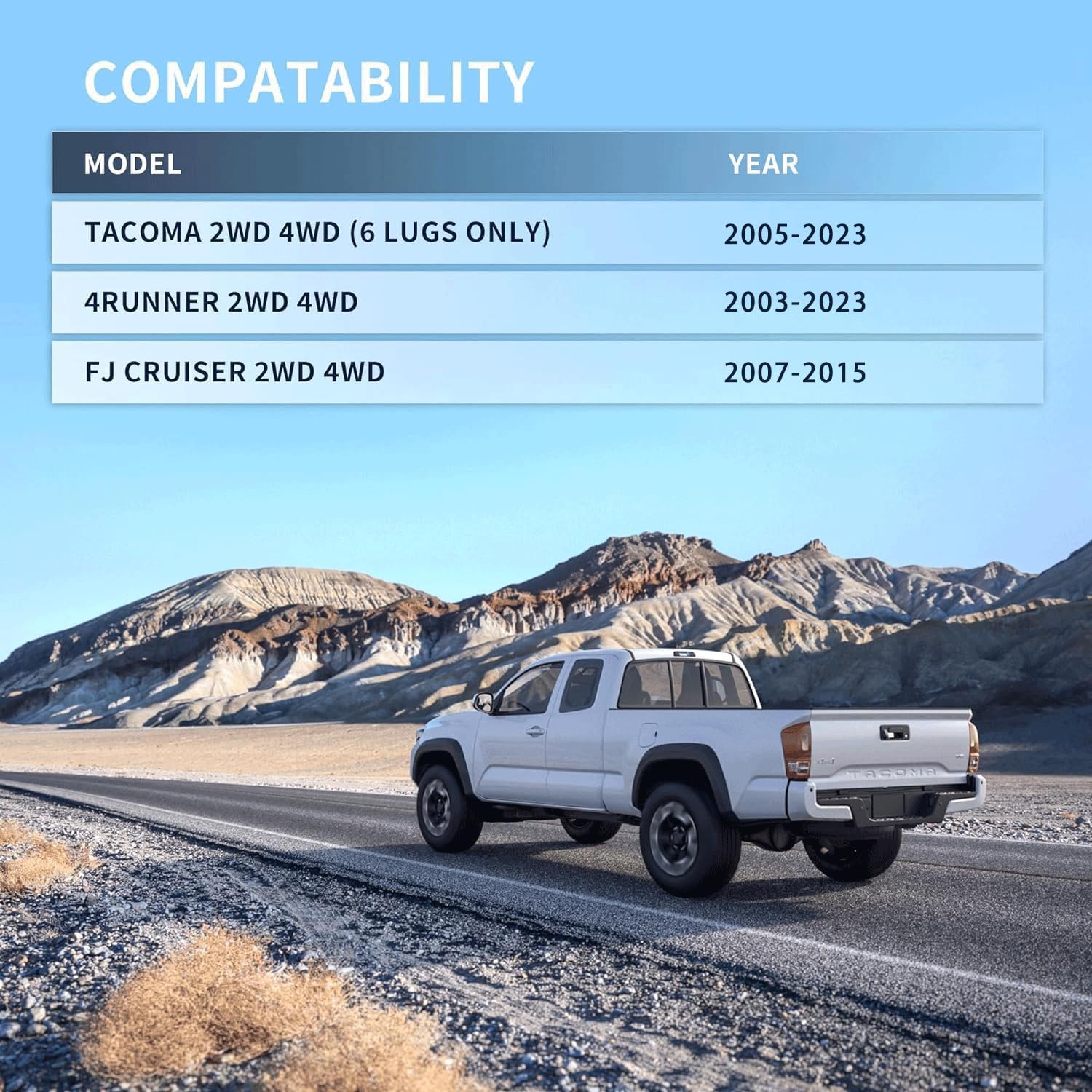 3 Inch Leveling Lift Kit Compatible With 2005-2023 Tacoma 2003-2023 4Runner, Leveling Lift Kit Fit For 2005-2023 Tacoma/2003-202