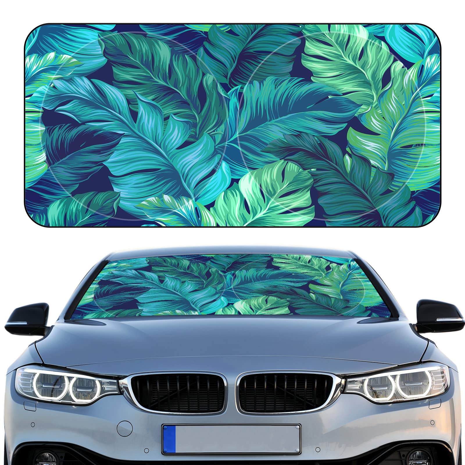 Windshield Sun Shade Foldable Car Front Window Covers For Car Accessories Sun Heat Uv Rays Visor Protector Protection For Univer