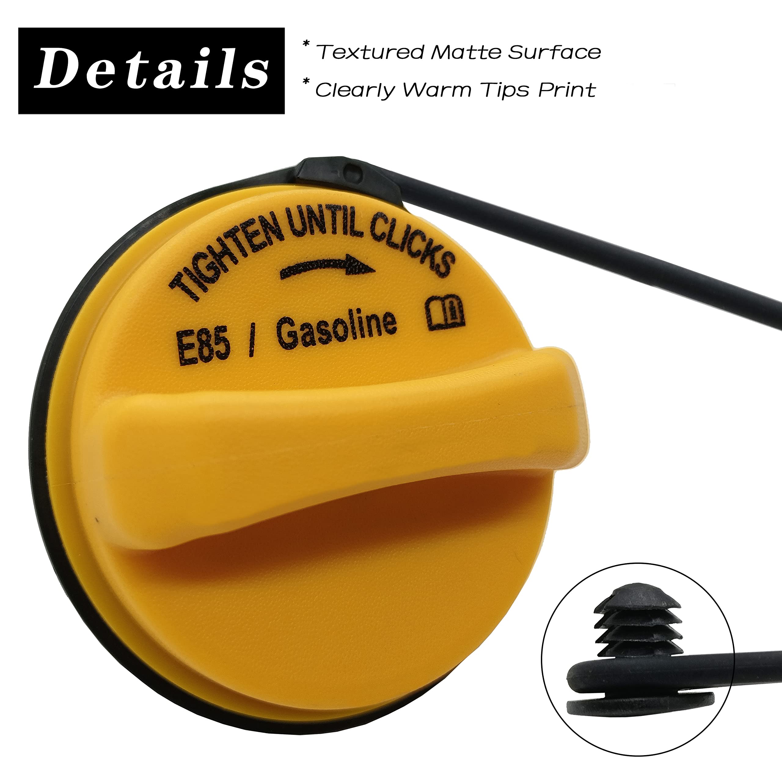 Rldym 8L3Z-9030-C FC1052 E85 Gas Cap Fuel Cap for 2008-2009 Ford Crown Victoria, 2008-2009 Lincoln Town Car, 2008-2009 Mercury G