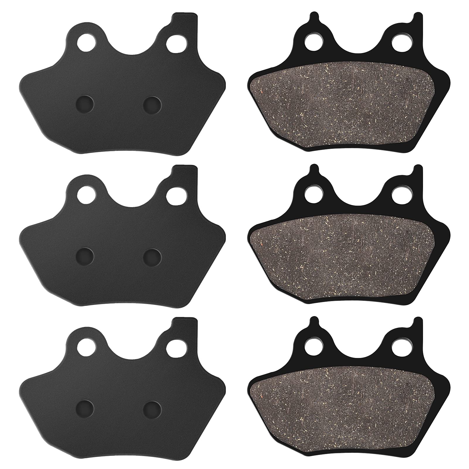 Locopow Brake Pads Front And Rear For Road King, Dyna 2000-2007,Compatible With Harley Davidson Road Glide, Electra Glide, Low Rider, Wide Glide, Super Glide, Sportster Xlh883R