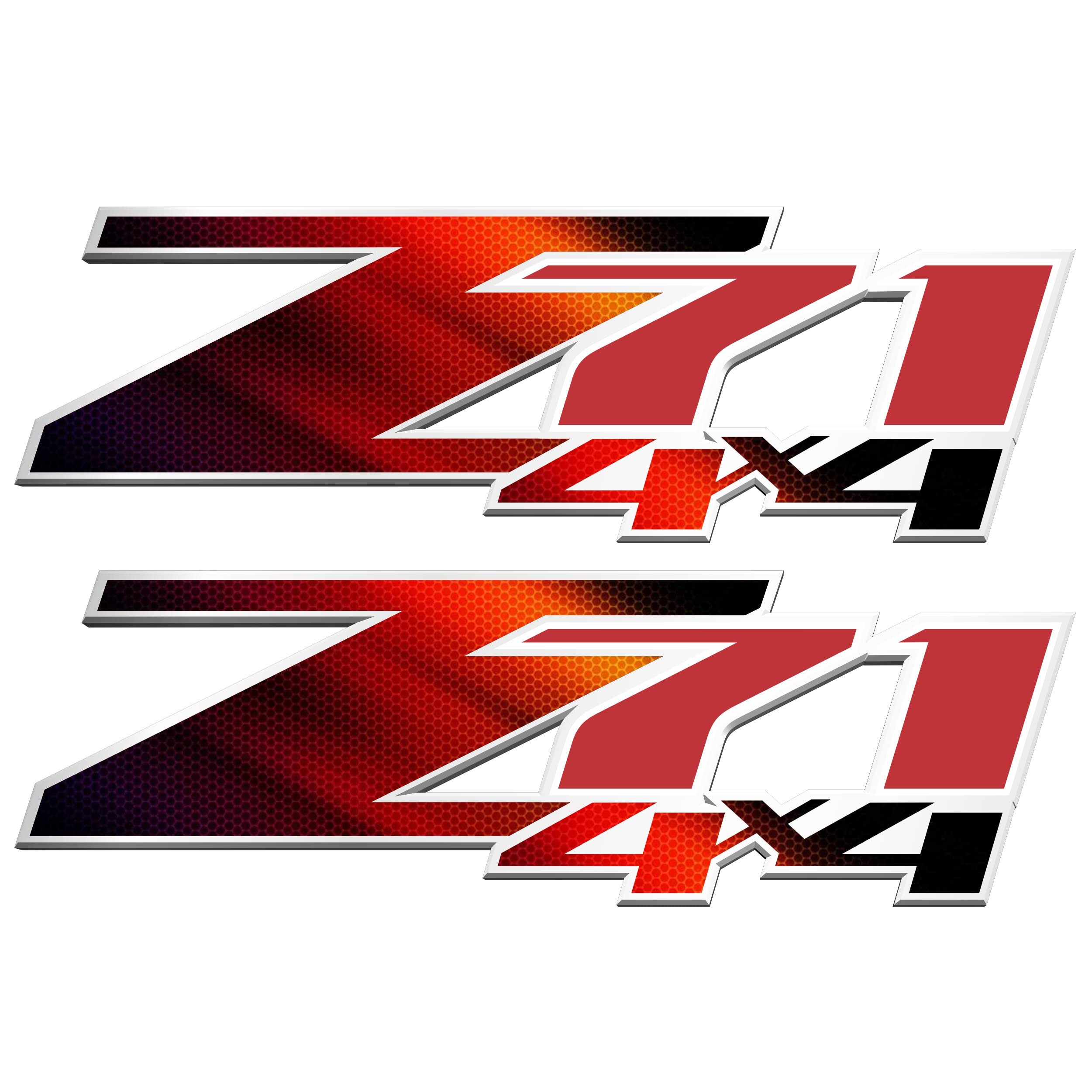 Z71 Decal Silverado Stickers Chevy Road Emblem Hd Replacement Side Truck (Die-Cut (Peel & Stick))