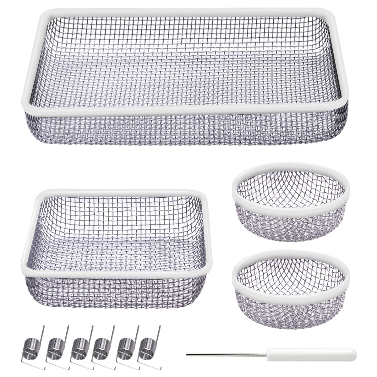 Eazy2Hd 4 Pack Flying Insect Screen For Rv Refrigerator Vents, Rv Furnace Vent Cover,Rv Furnace Bug Screen For Camper Vents