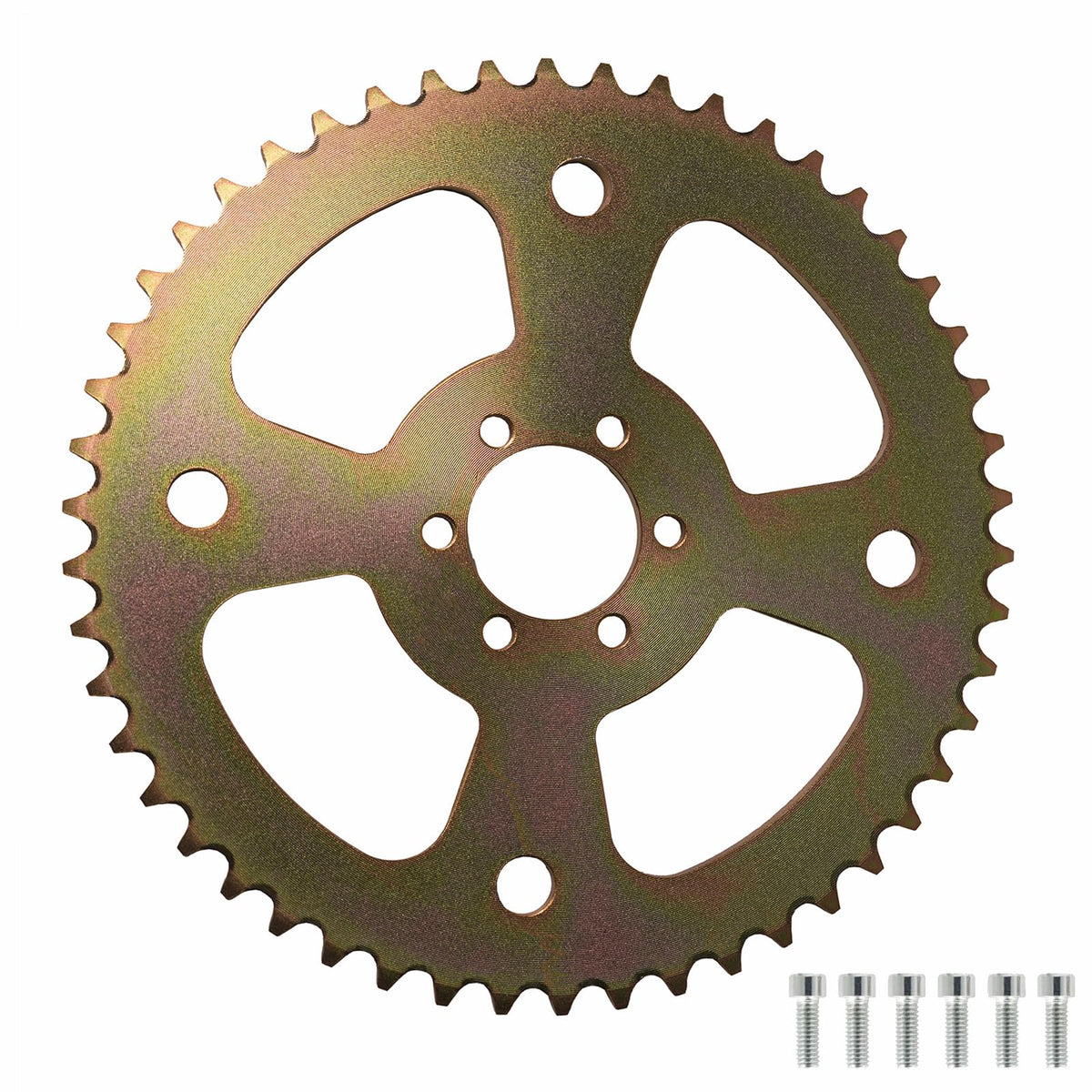 JMCHstore 50T Balanced Performance Rear Chain 6 Hole Sprocket # 40 41 420 for Coleman CT100U CC100X Mega Moto MMB80 105 Baja Doo
