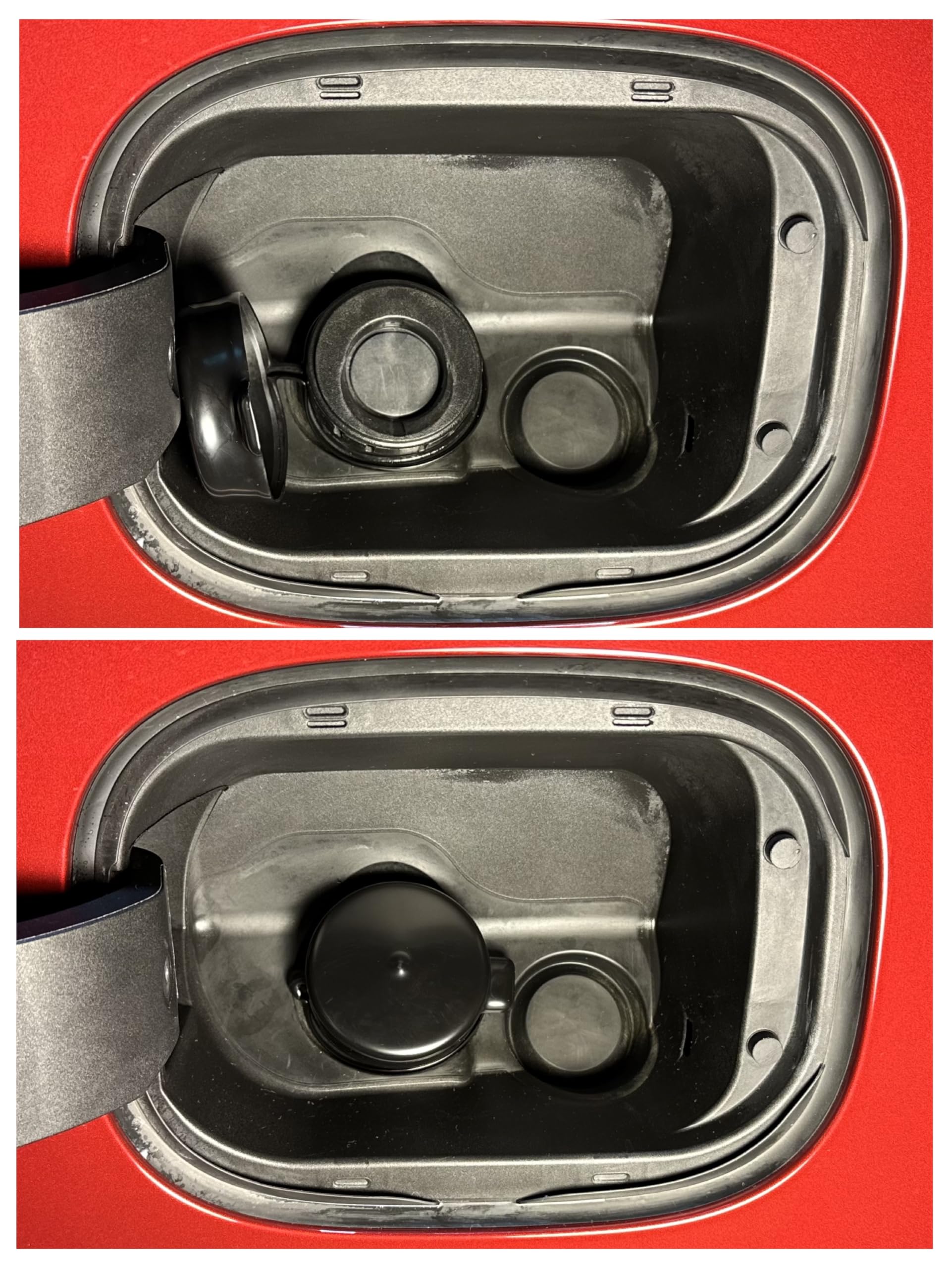 Cap & Shield Tethered 2.375Inch Id, Capless Gas Cap Dirt, Water & Dust Cover Compatible With Gmc, Chevrolet, Buick & Cadillac Capless Gas Cap Fuel Filler Nozzle Cover