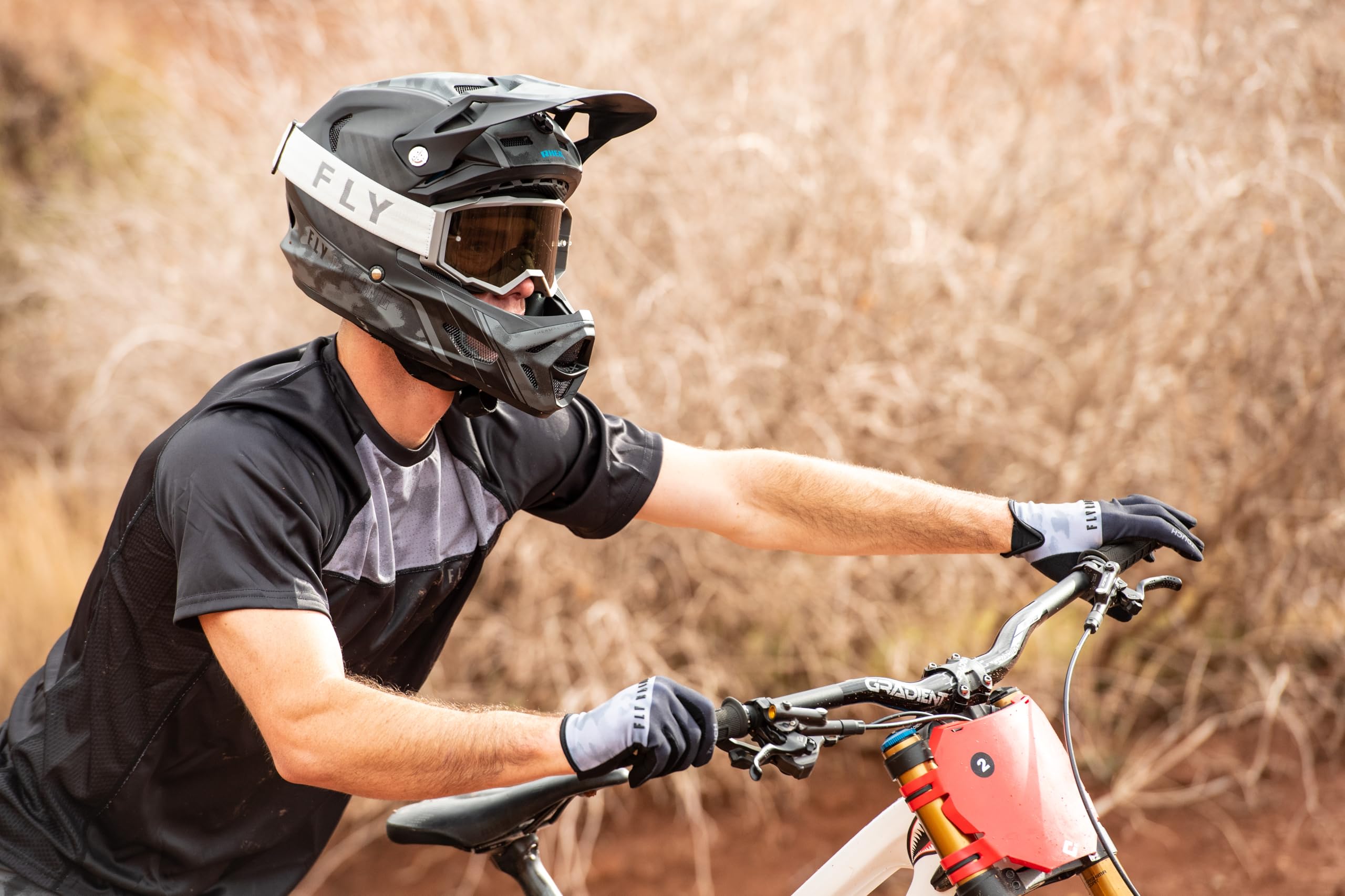 Fly Racing Focus Sand Adult Motocross & Mountain Bike Goggles - Protective Goggles For Dirt Bike, Mtb, Bmx And Motorcycle Riding