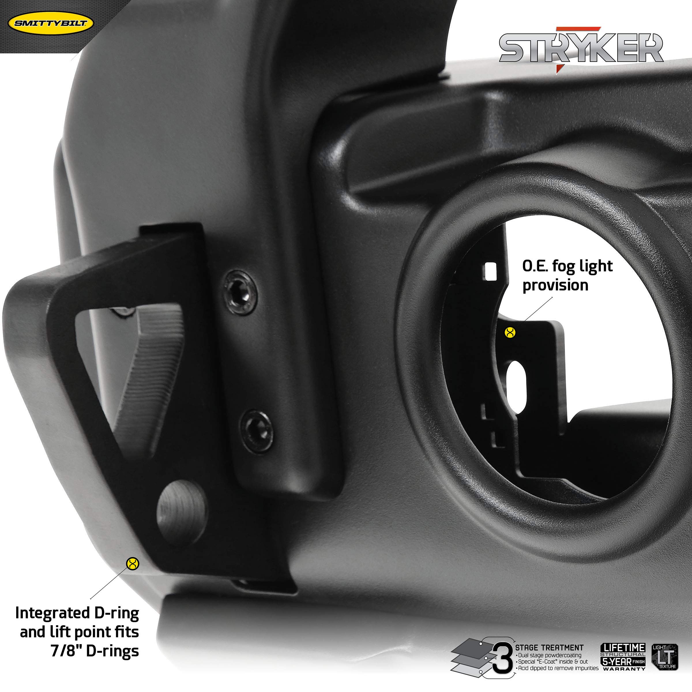 Smittybilt Stryker Front Bumper (Center Section Only) 76730