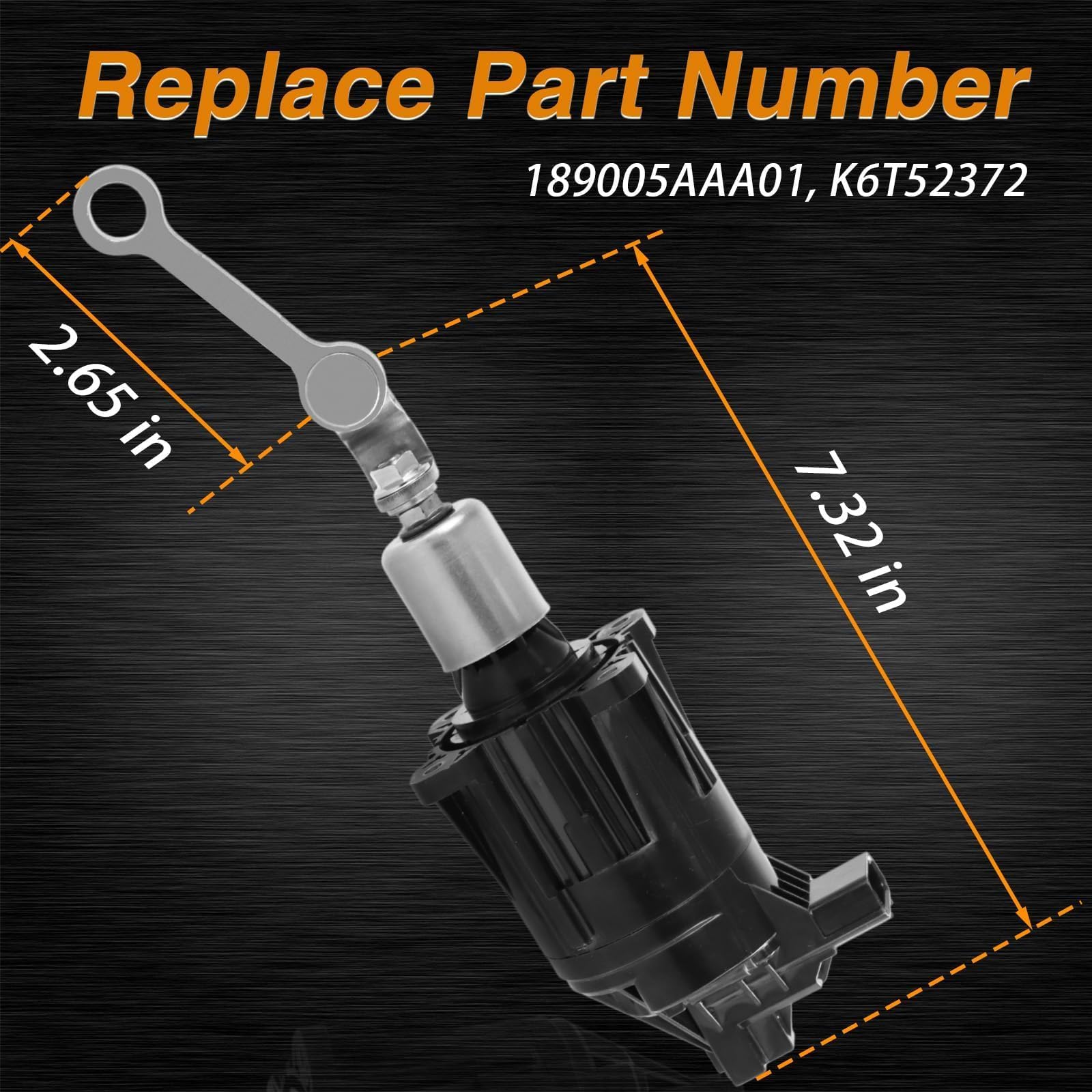 FUSCH Electronic Turbo Wastegate Actuator Turbocharger Solenoid Valve Compatible with Honda Civic 1.5L Turbo 2016 2017 2018 2019