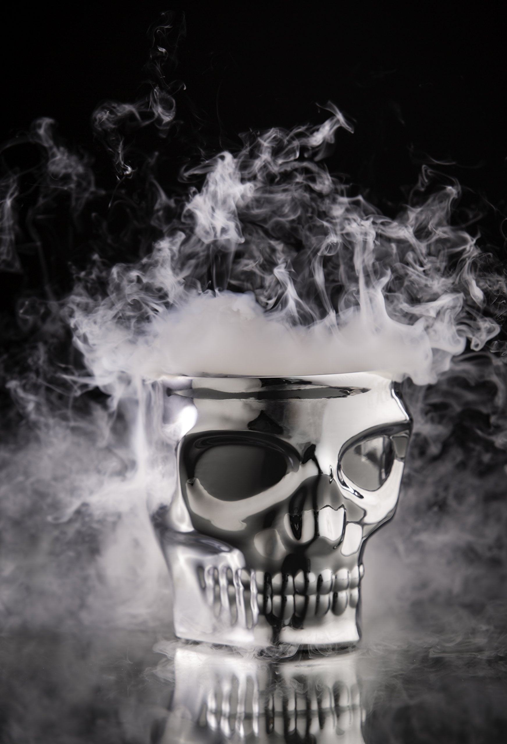 Kruzer Kaddy 1025 Chrome Skull Mount,1 Pack