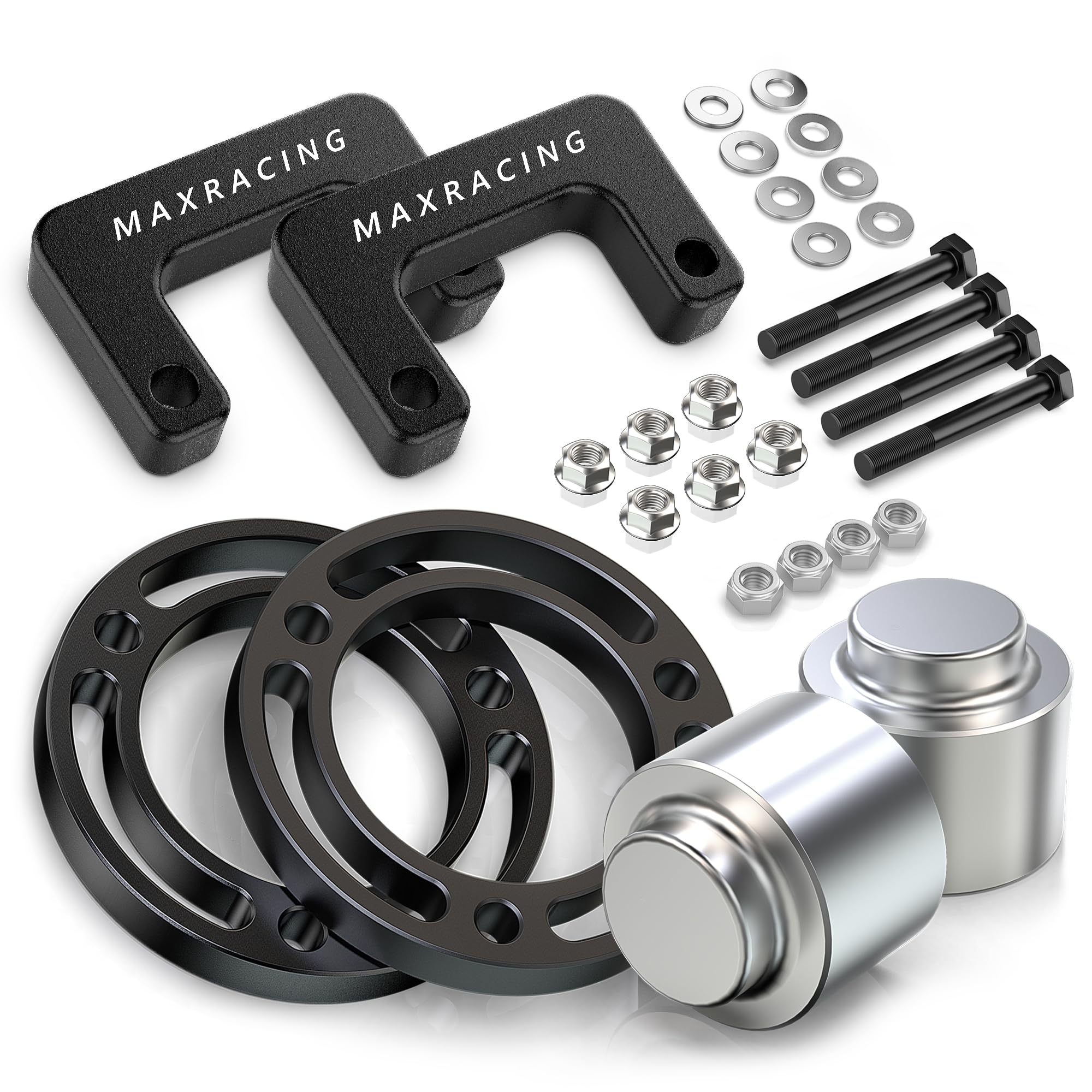 Maxracing 3'' Front + 2'' Rear Leveling Lift Kit Compatible With 2007-2020 Chevy Tahoe | 2007-2020 Chevy Suburban 1500 | 2007-20