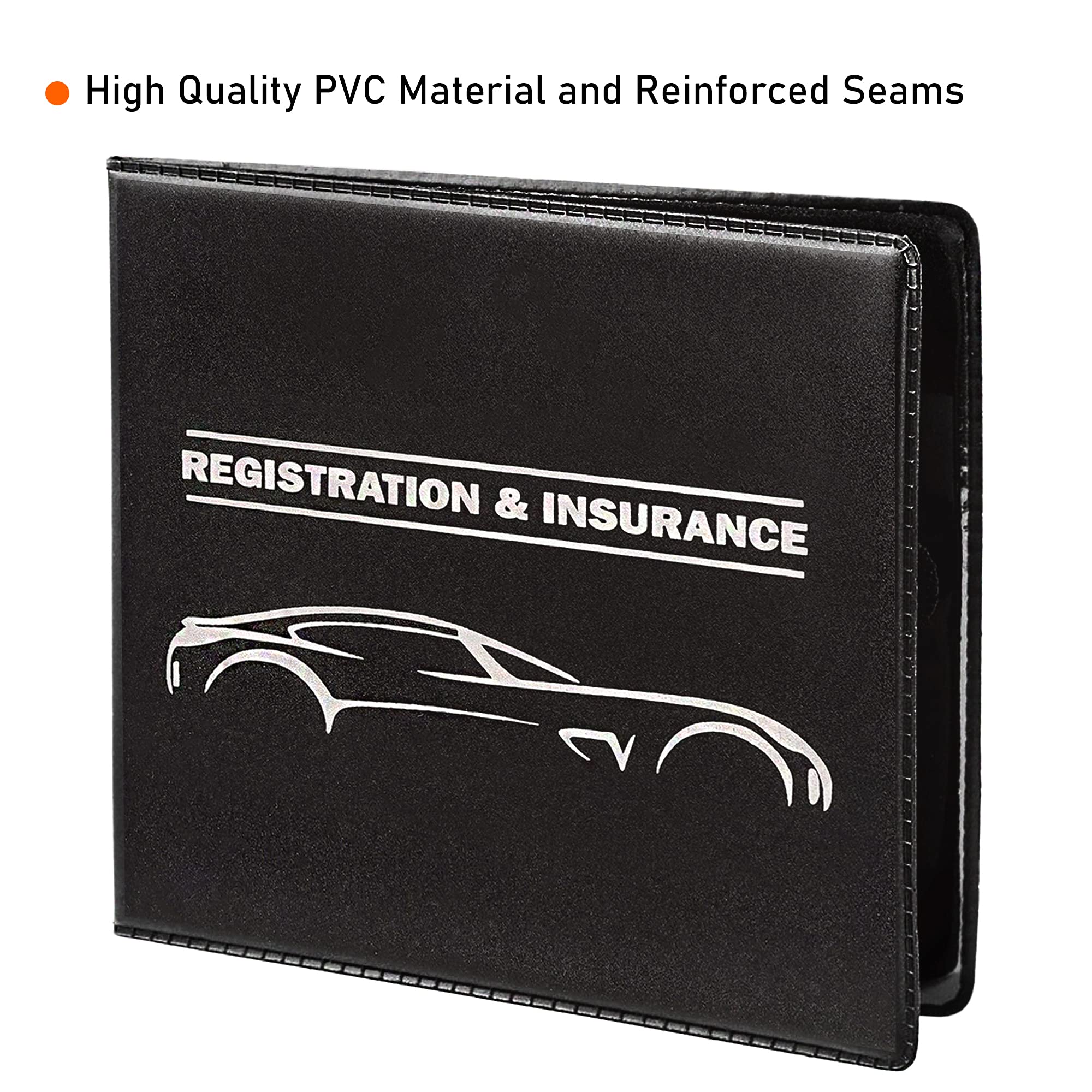 Canopus Car Registration And Insurance Holder, Car Document Holder, Vehicle Registration And Insurance Card Holder, Wallet For A