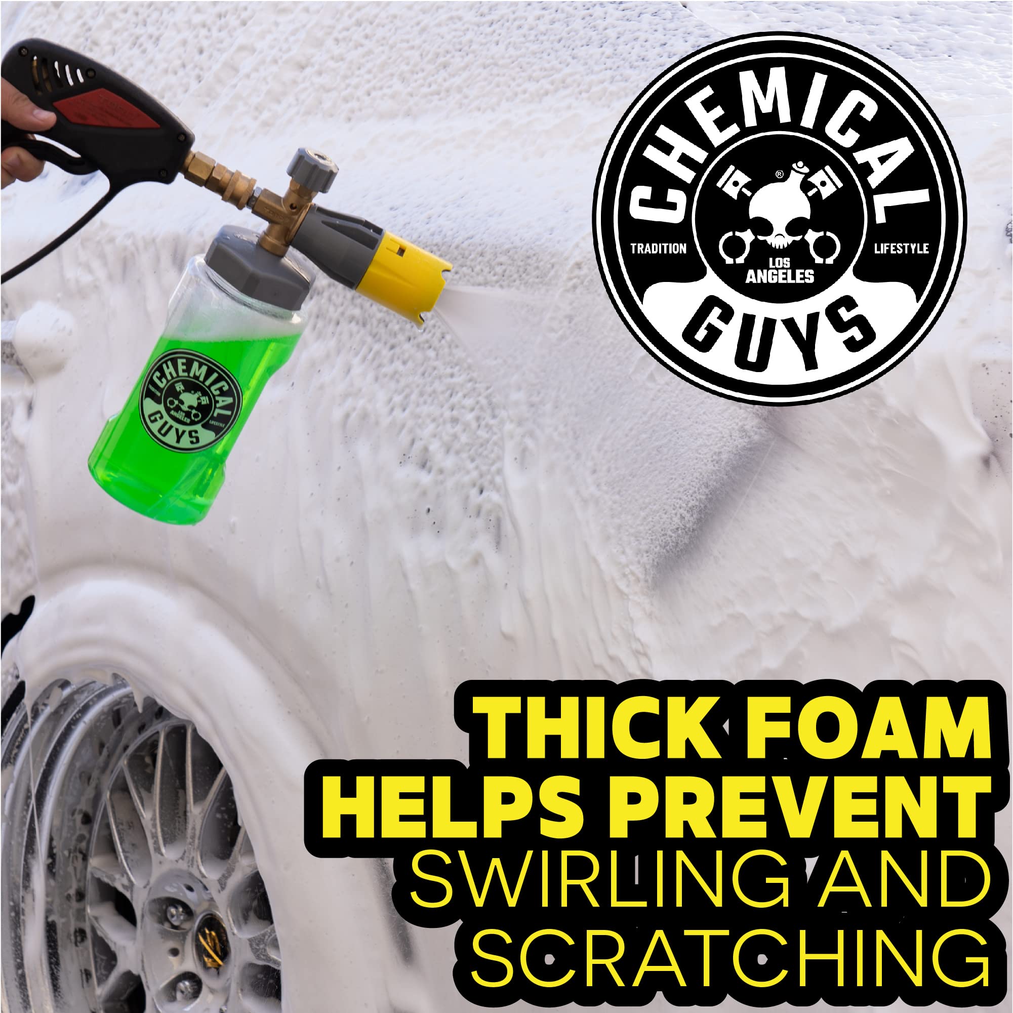 Chemical Guys Eqp324 Big Mouth Max Release Foam Cannon (Car Wash, Home Wash & Boat Wash Foam Cannon That Connects To Your Pressu