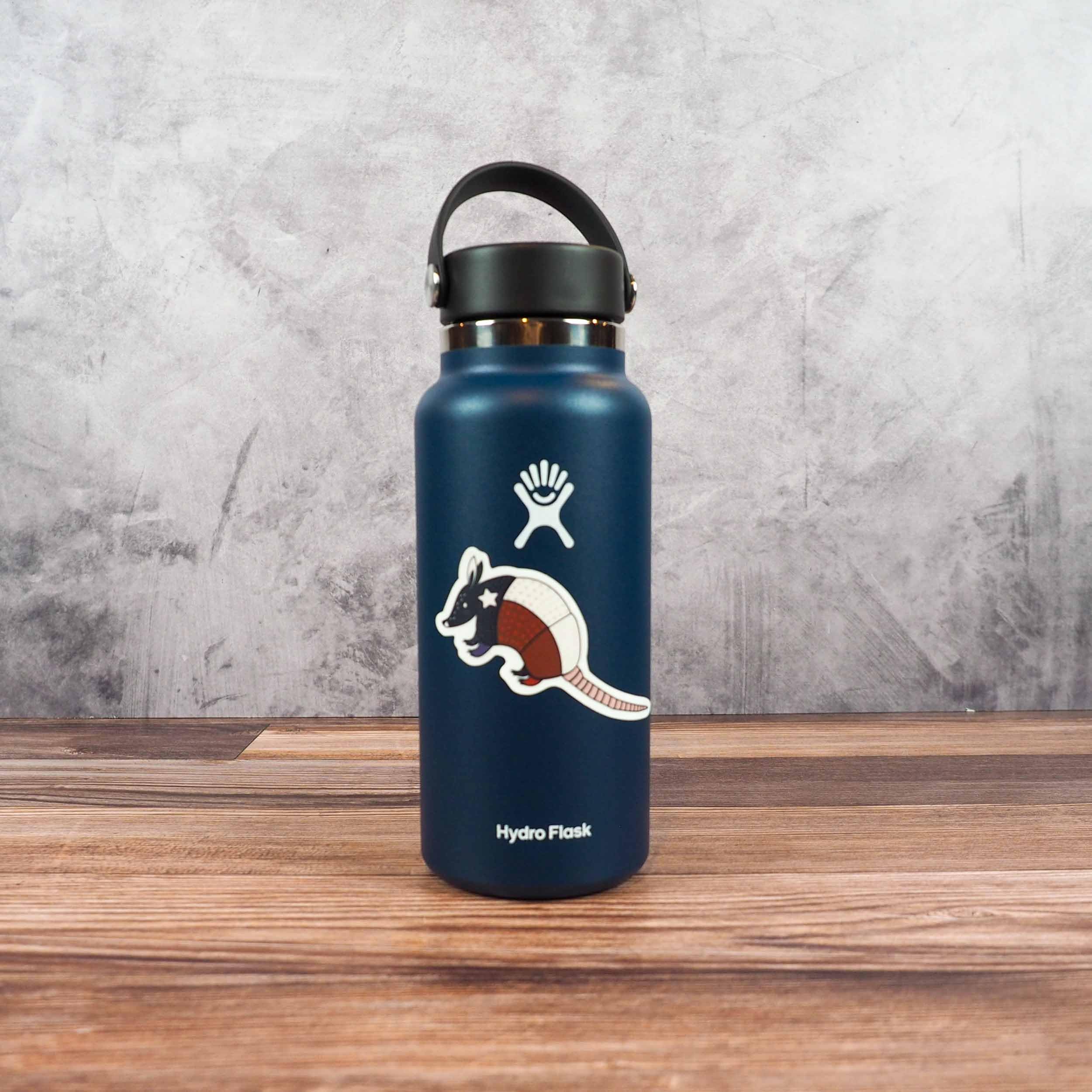 Cute Armadillo Texas Sticker, Lone Star Texas Flag Decal For Hydroflask & Tumbler, El Paso Houston Dallas San Antonio Atx Souven