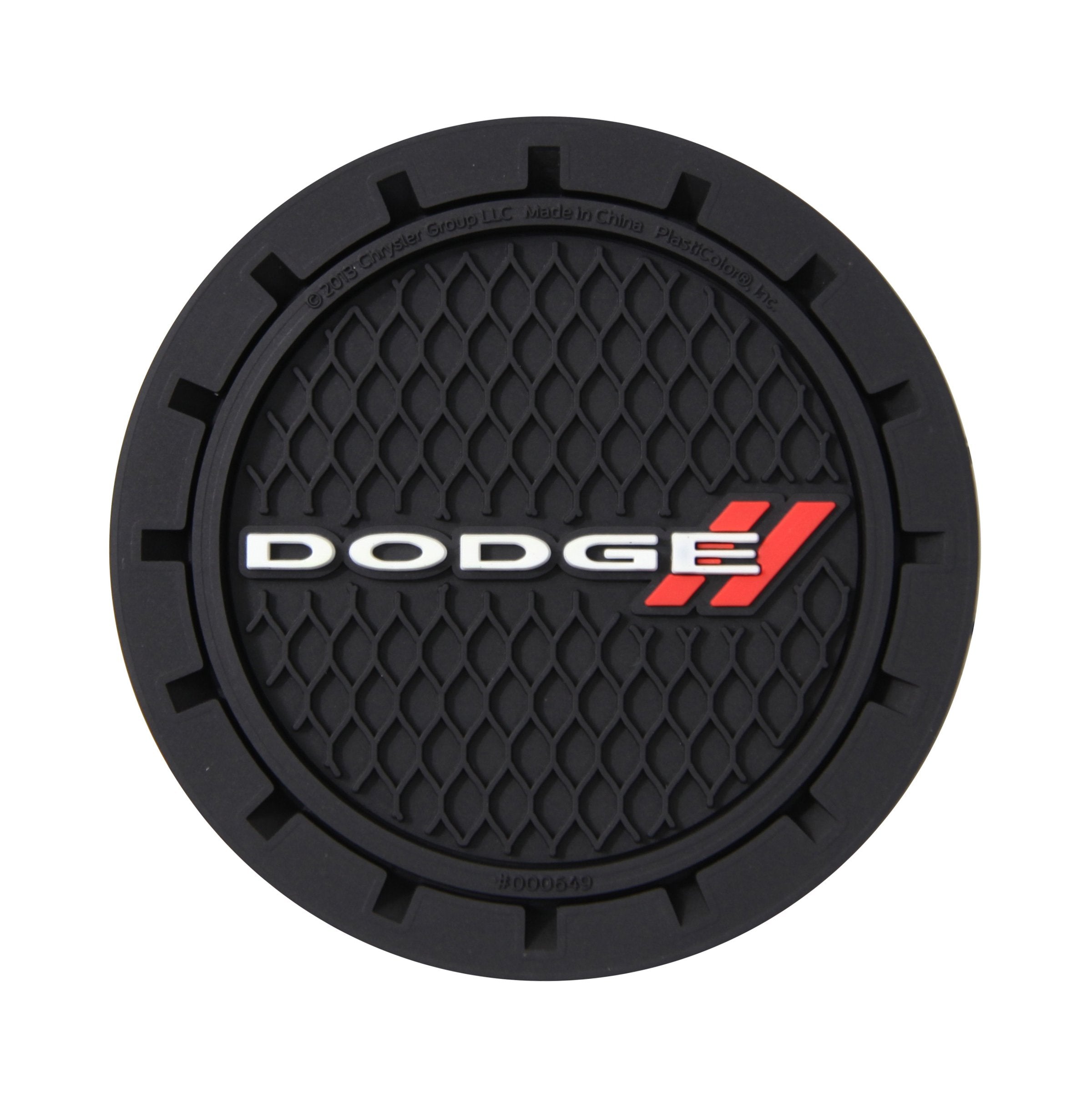 Plasticolor 000649R01 Dodge Logo Auto Car Truck Suv Cup Holder Coaster 2-Pack