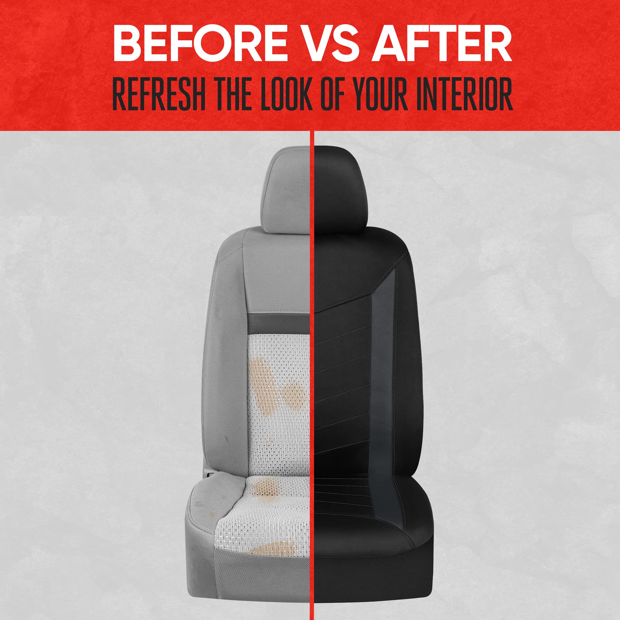 Motor Trend Spillguard 2 Charcoal Gray Seat Covers For Cars & Seat Covers For Trucks - Neoprene Waterproof Car Seat Covers Front