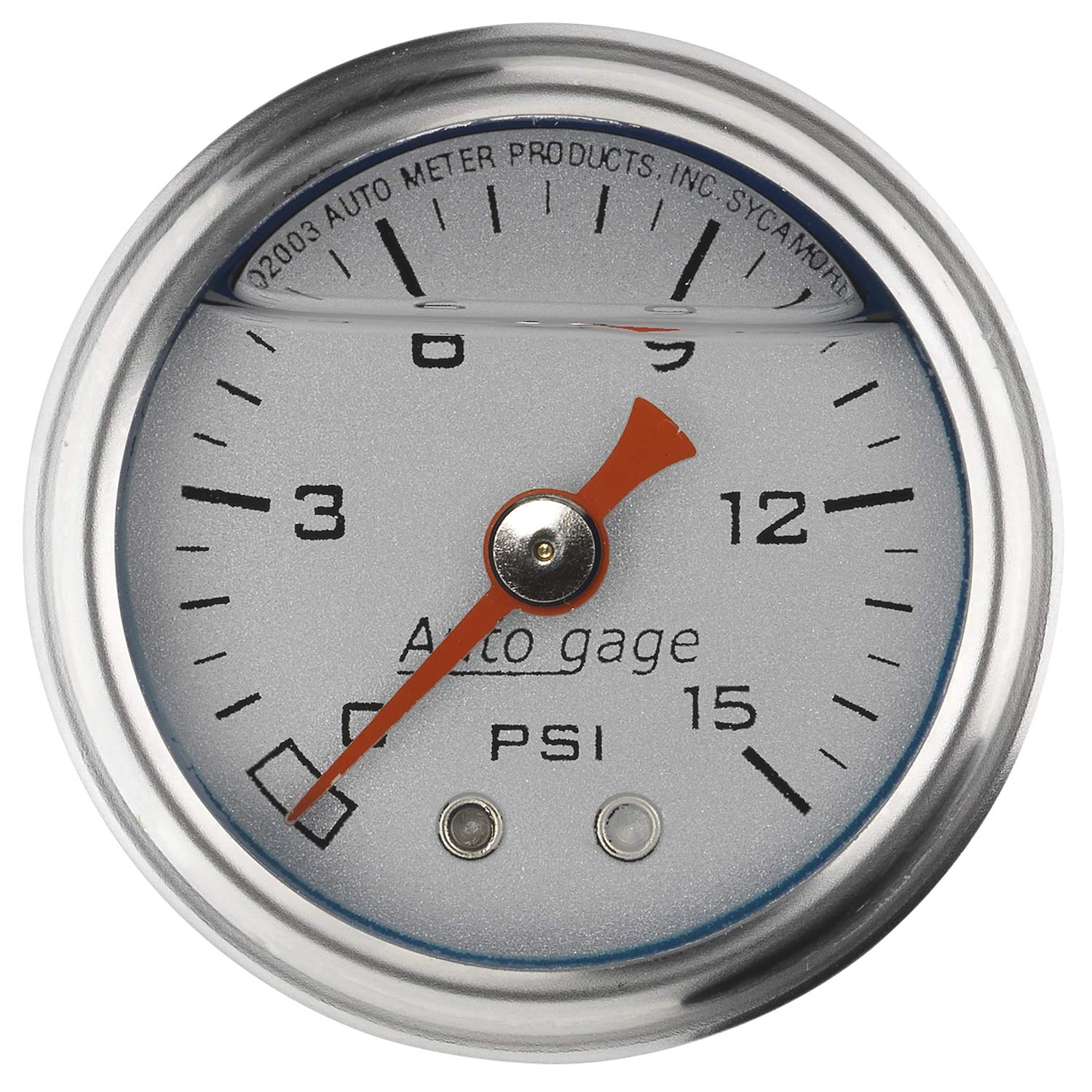 AUTO METER 2178 Autogage Fuel Pressure Gauge, 1.5