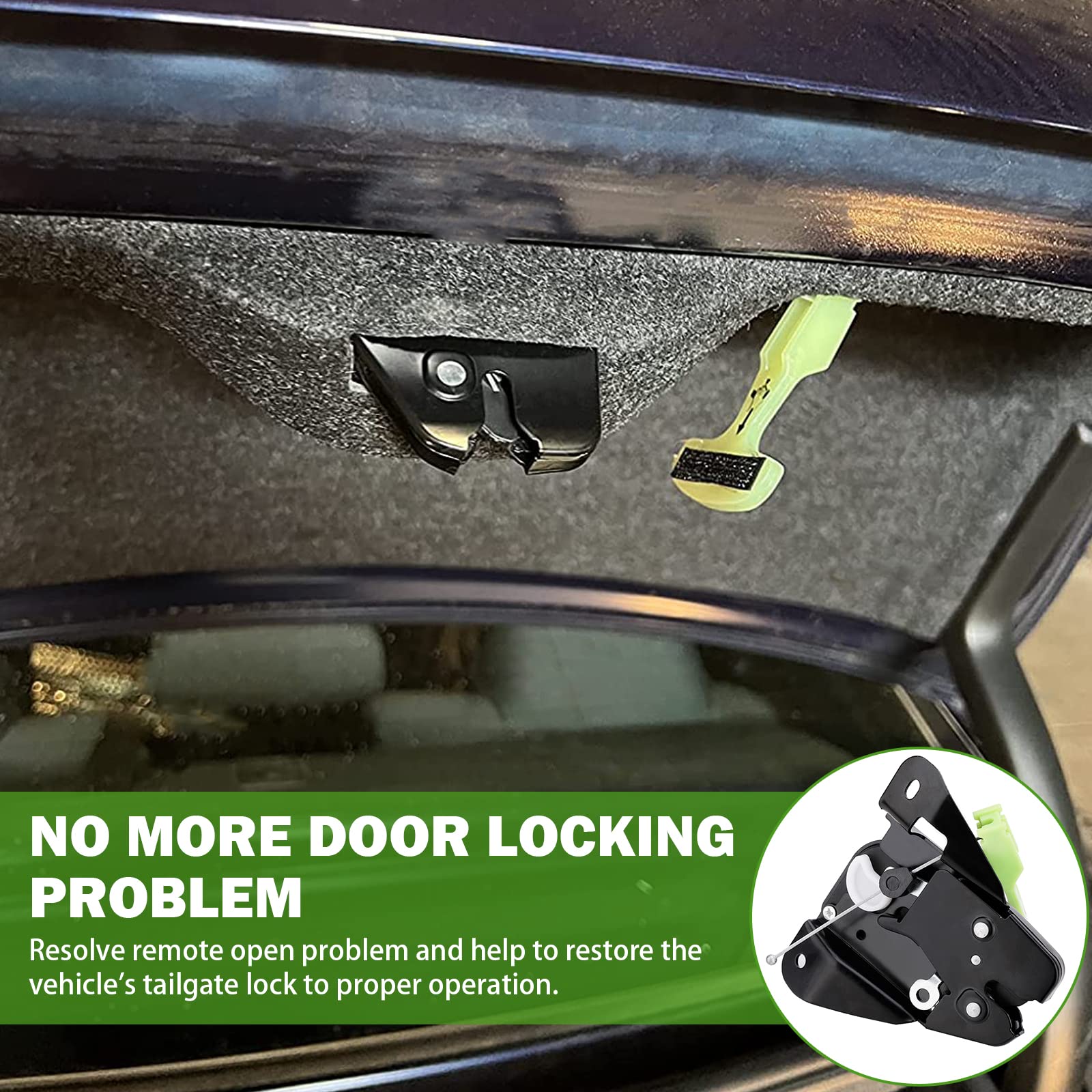 Trunk Lock Latch Actuator Motor For 2006-2018 Dodge Charger Rt Sxt Challenger Avenger Dart, 2011-2018 Chrysler 300 200 Tailgate Rear Truck Lock Assembly Trunk Actuator 5056244Aa 5056244Ab 931-714