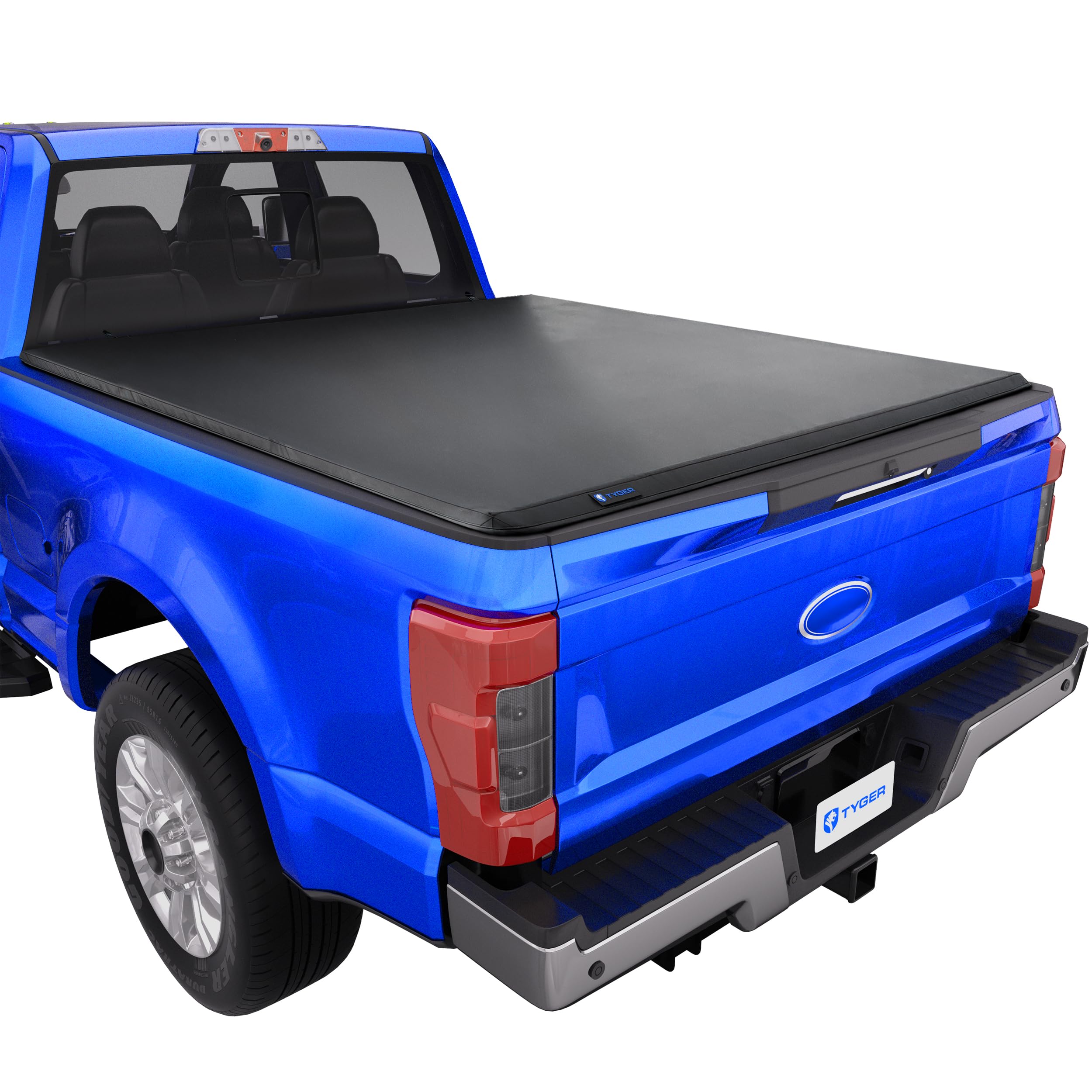 Tyger Auto T3 Soft Tri-fold Truck Bed Tonneau Cover Compatible with 2017-2025 Ford F-250 F-350 Super Duty | 6.75' (82'') Bed | T