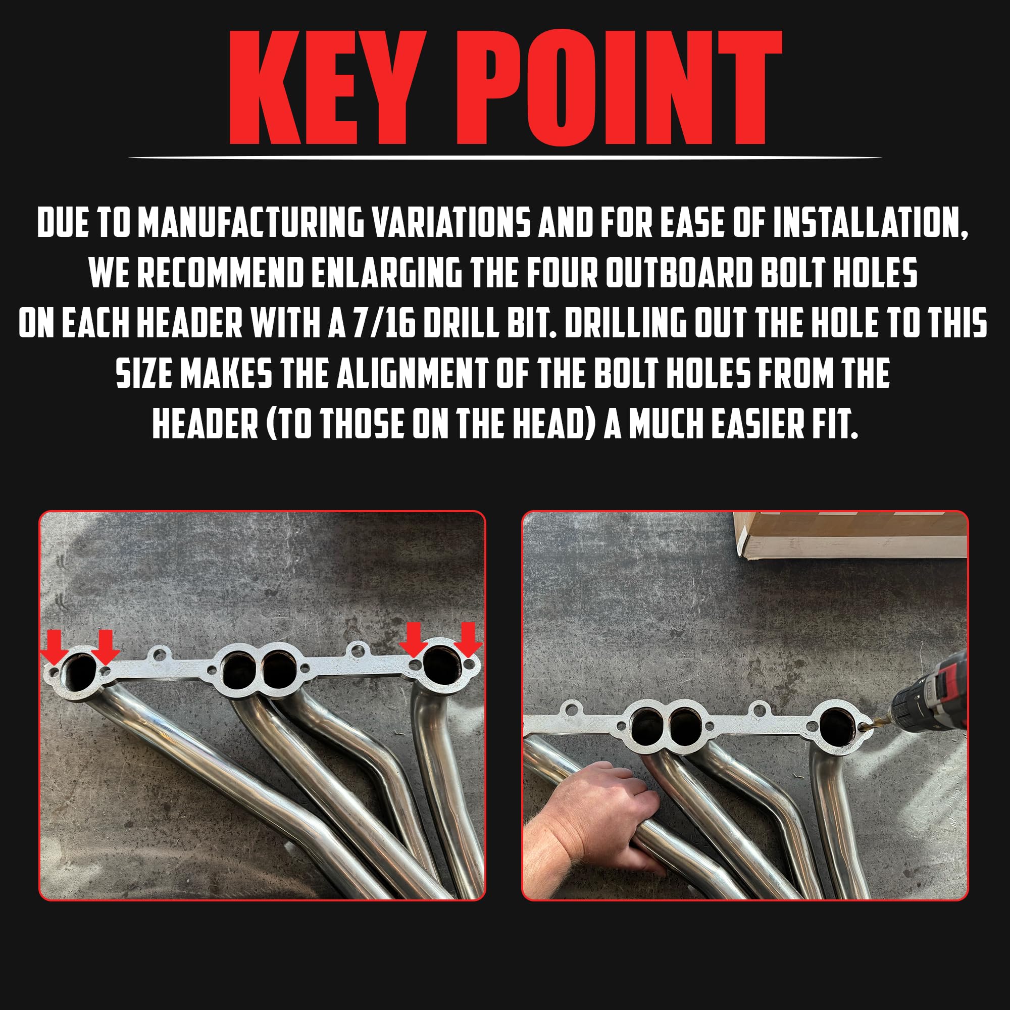 Polished Stainless Long Tube Headers for Small Block Chevy GMC 1973-1987 C10 K10 C20 K20 C30 K30 Blazer Suburban Jimmy 265 283 3