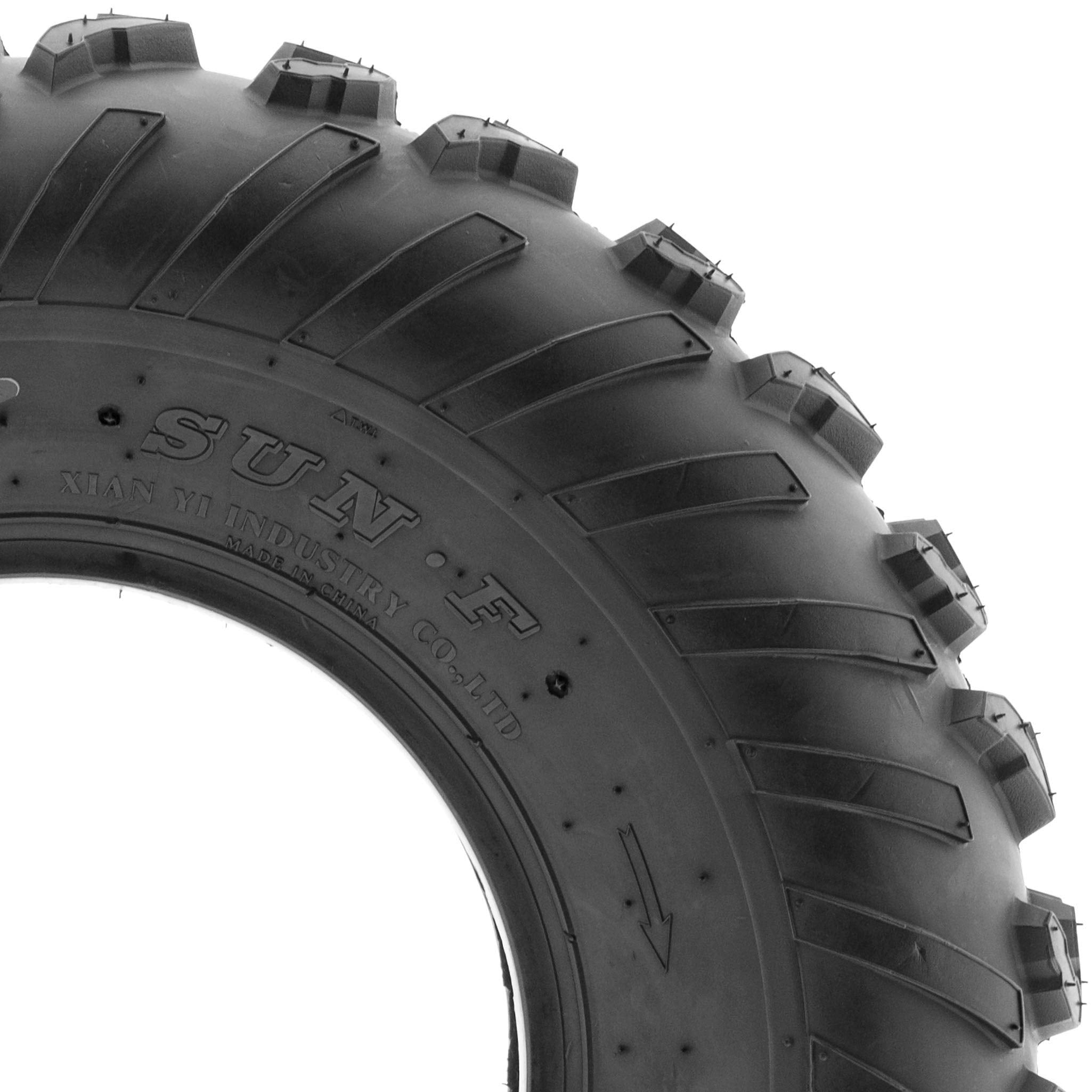 Pair of 2 SunF A007 23x7-10 ATV UTV Sport-Performance Tires, 6 PR, Tubeless