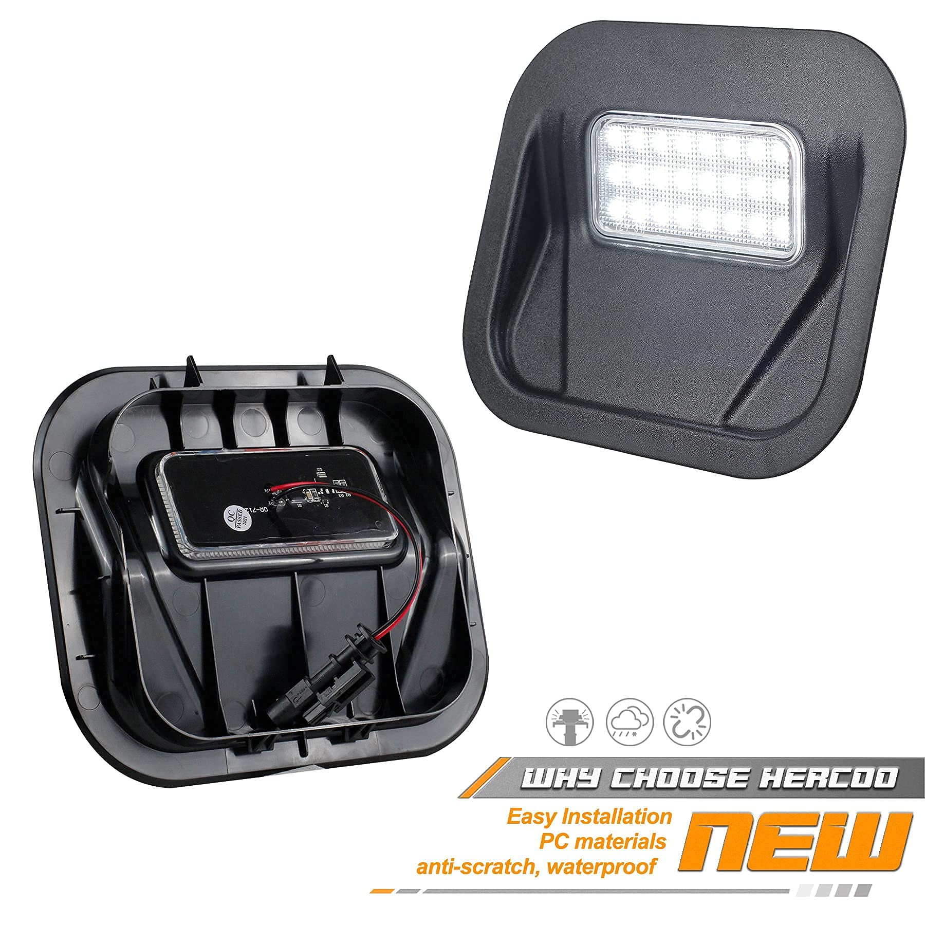 HERCOO Tailgate Step Light LED Truck Bed Multi-Pro Lamp Kit Compatible with GMC Sierra 1500 2500 HD 3500 HD 2020-2021 Chevrolet