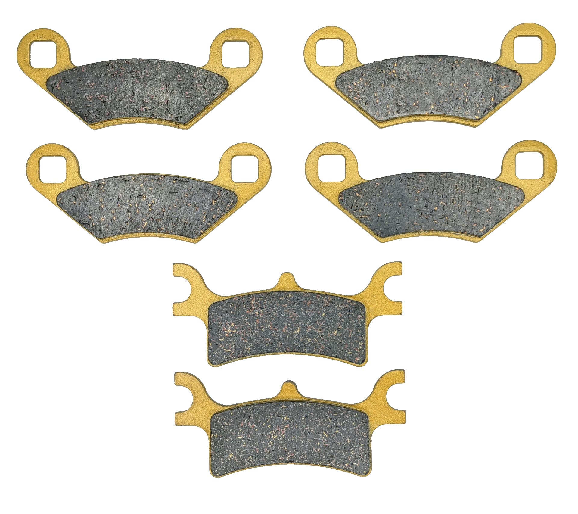 Traild Polaris Sportsman 400/450/500/600/700/800 Ceramic Brake Pad Set Front & Rear 2002, 2003, 2004, 2005, 2006, 2007, 2008, 2009