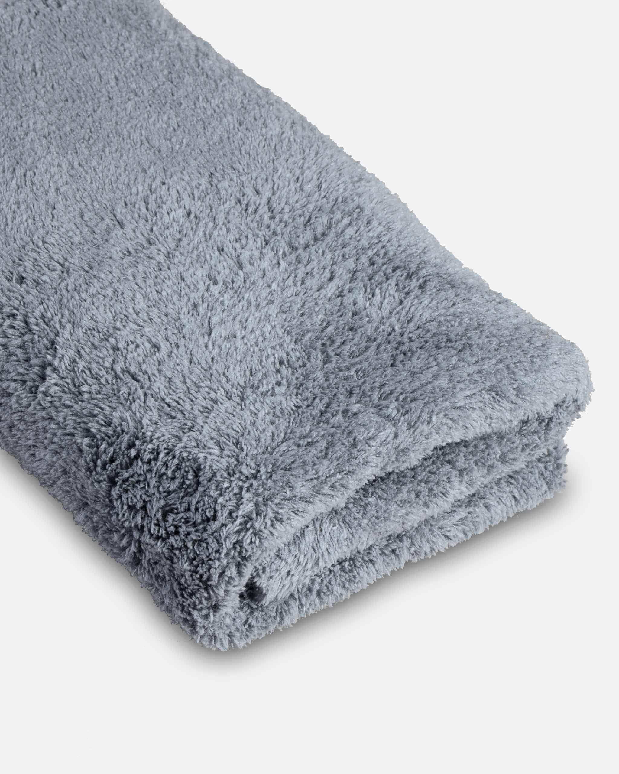 Adam'S Borderless Grey Microfiber Towel (12Pk) - Premium Ultra Soft Car Detailng Towel Cloths, 480Gsm - Safe For Car Wash, Home
