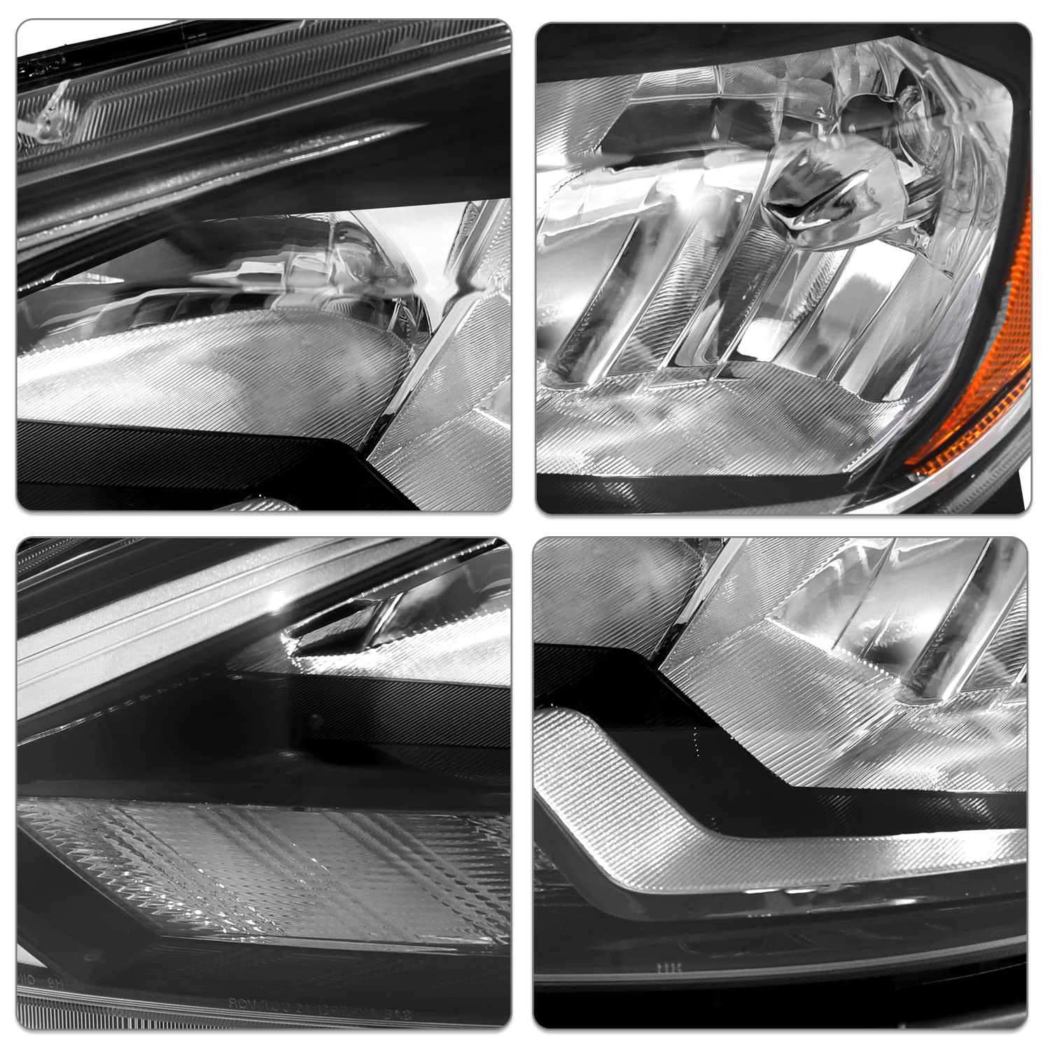 Sockir Halogen Headlight Assembly Compatible With 2016-2019 Nissan Sentra Headlamp 4-Door Sedan Left Driver Side