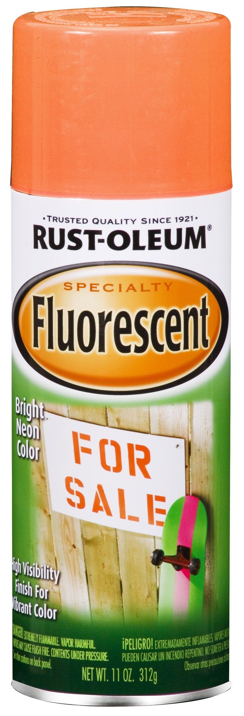 Rust-Oleum Specialty Fluorescent Orange Spray Paint 11 oz.